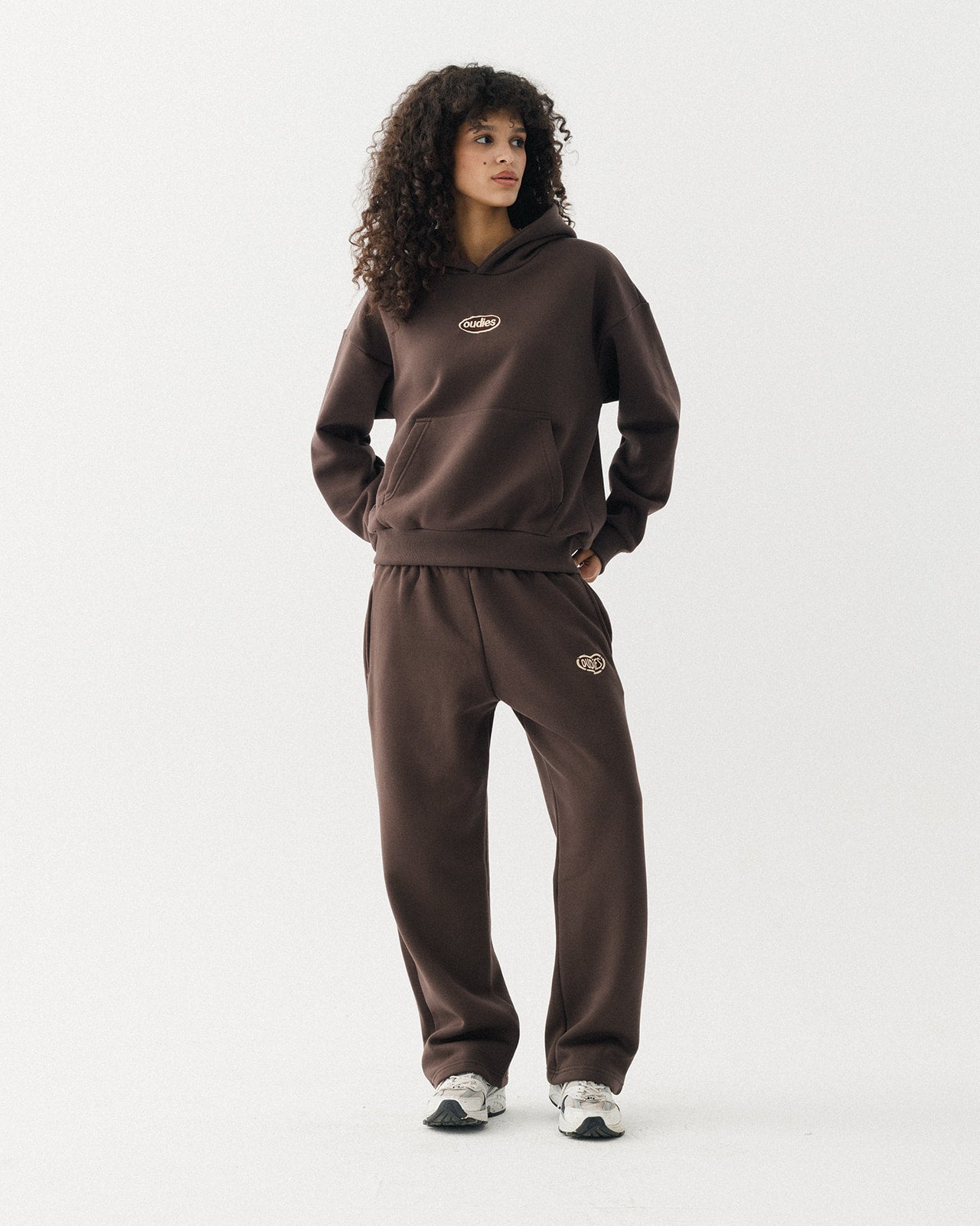 Chrome Hearts Sweatpants Embroidered (Cocoa Gold)