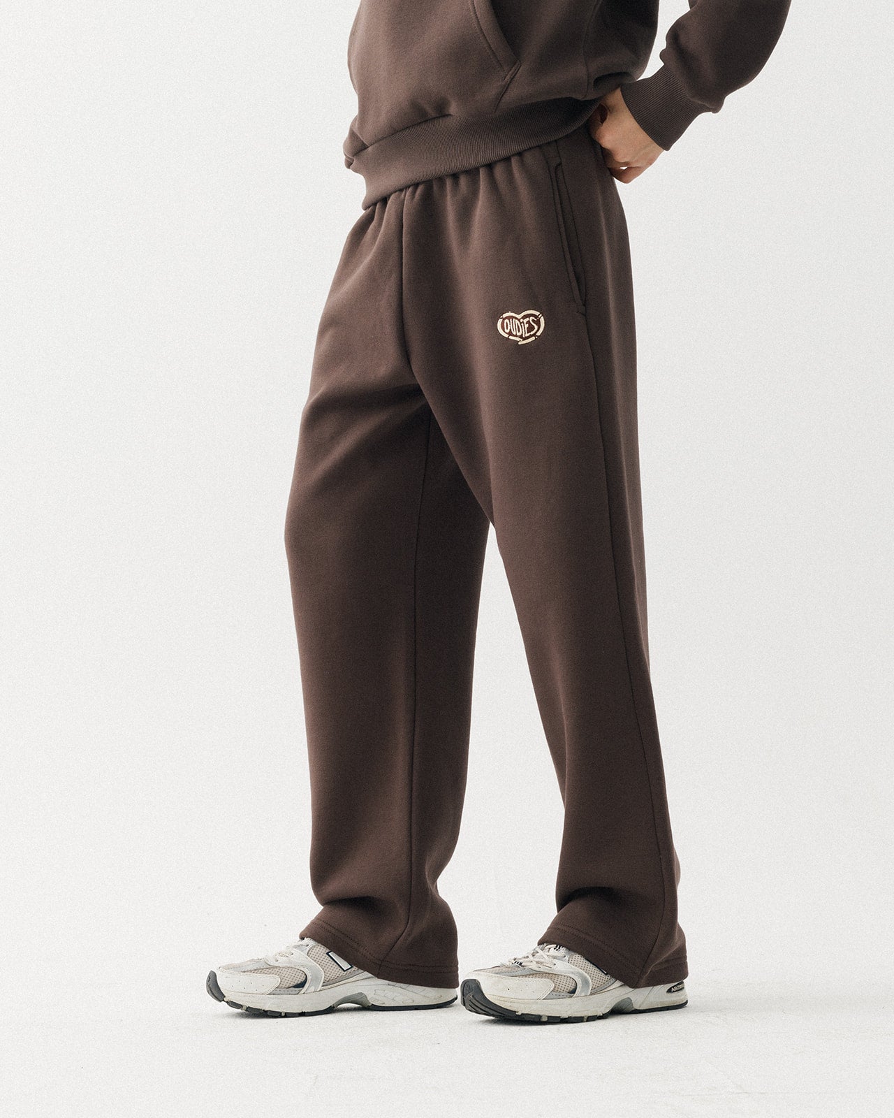 Chrome Hearts Sweatpants Embroidered (Cocoa Gold)
