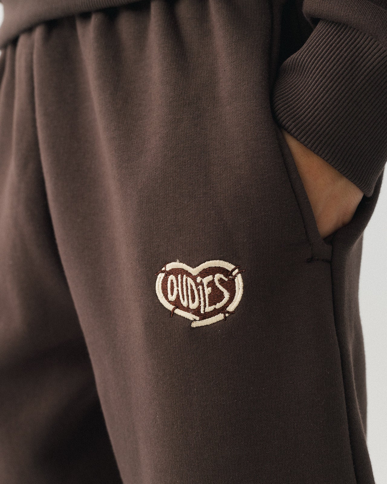 Chrome Hearts Sweatpants Embroidered (Cocoa Gold)