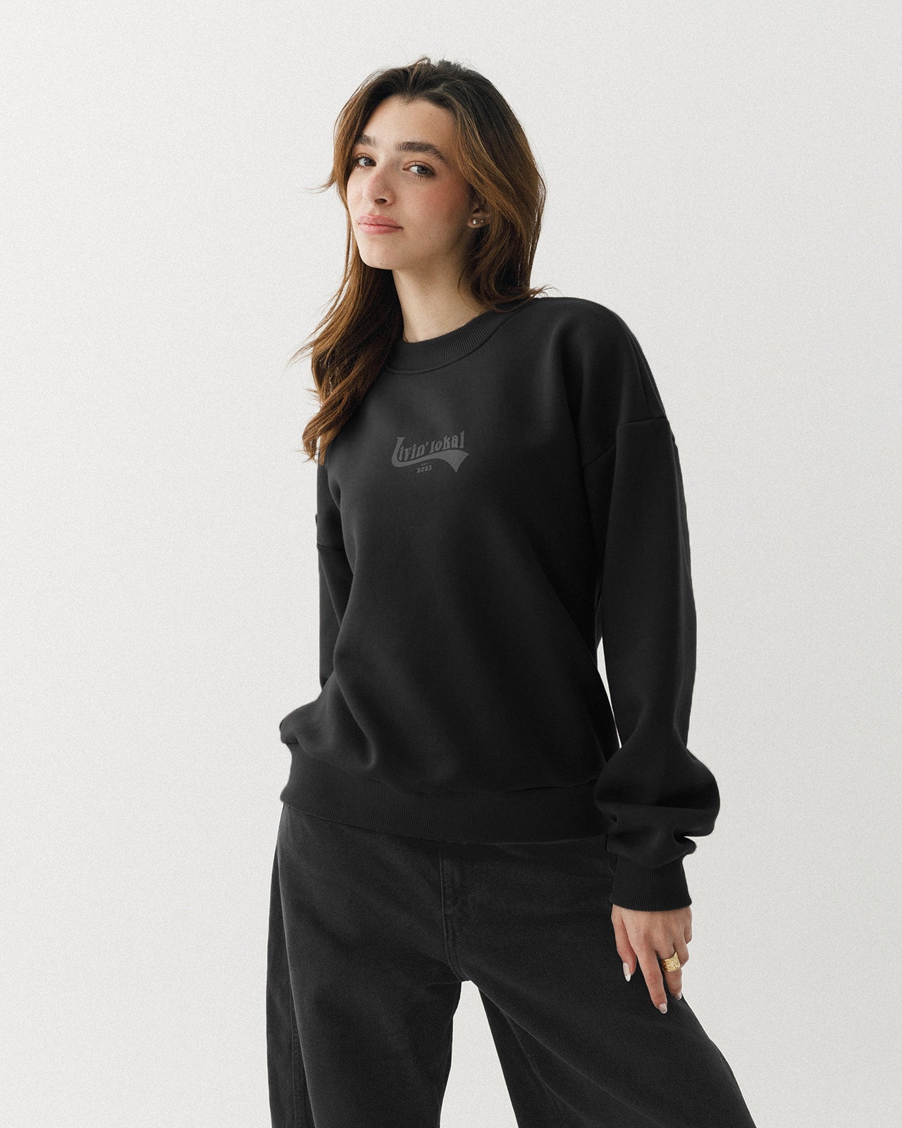 Livin' Lokal Crewneck (Dark Knight)