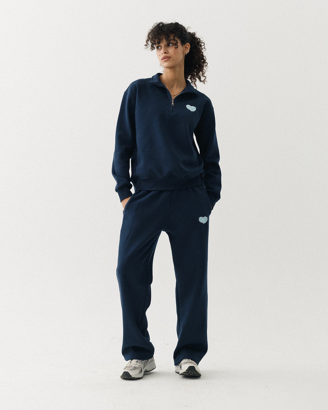 Chrome Heart Wide Leg Sweatpants (Frostbite)