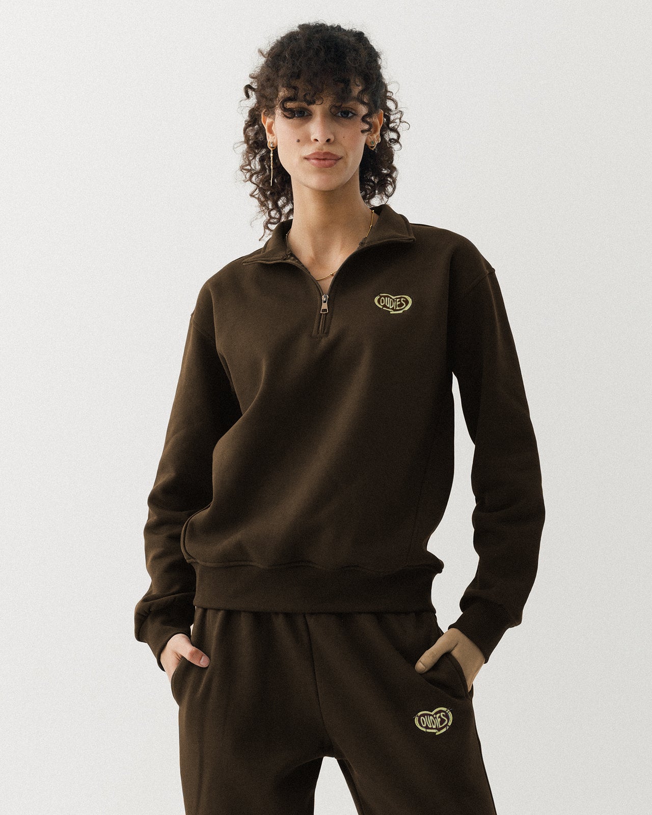 Chrome Hearts Quarter Zip (Cocoa Gold)