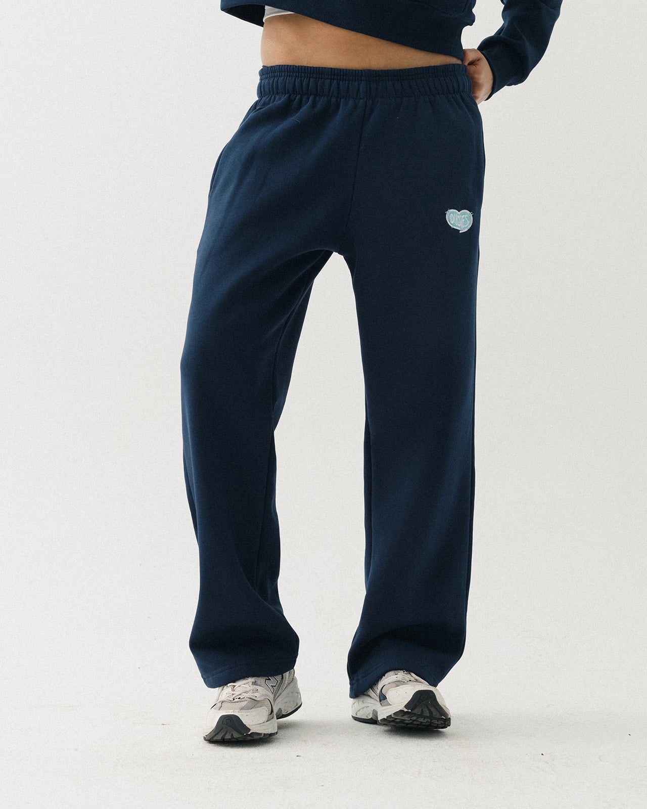 Chrome Heart Wide Leg Sweatpants (Frostbite)