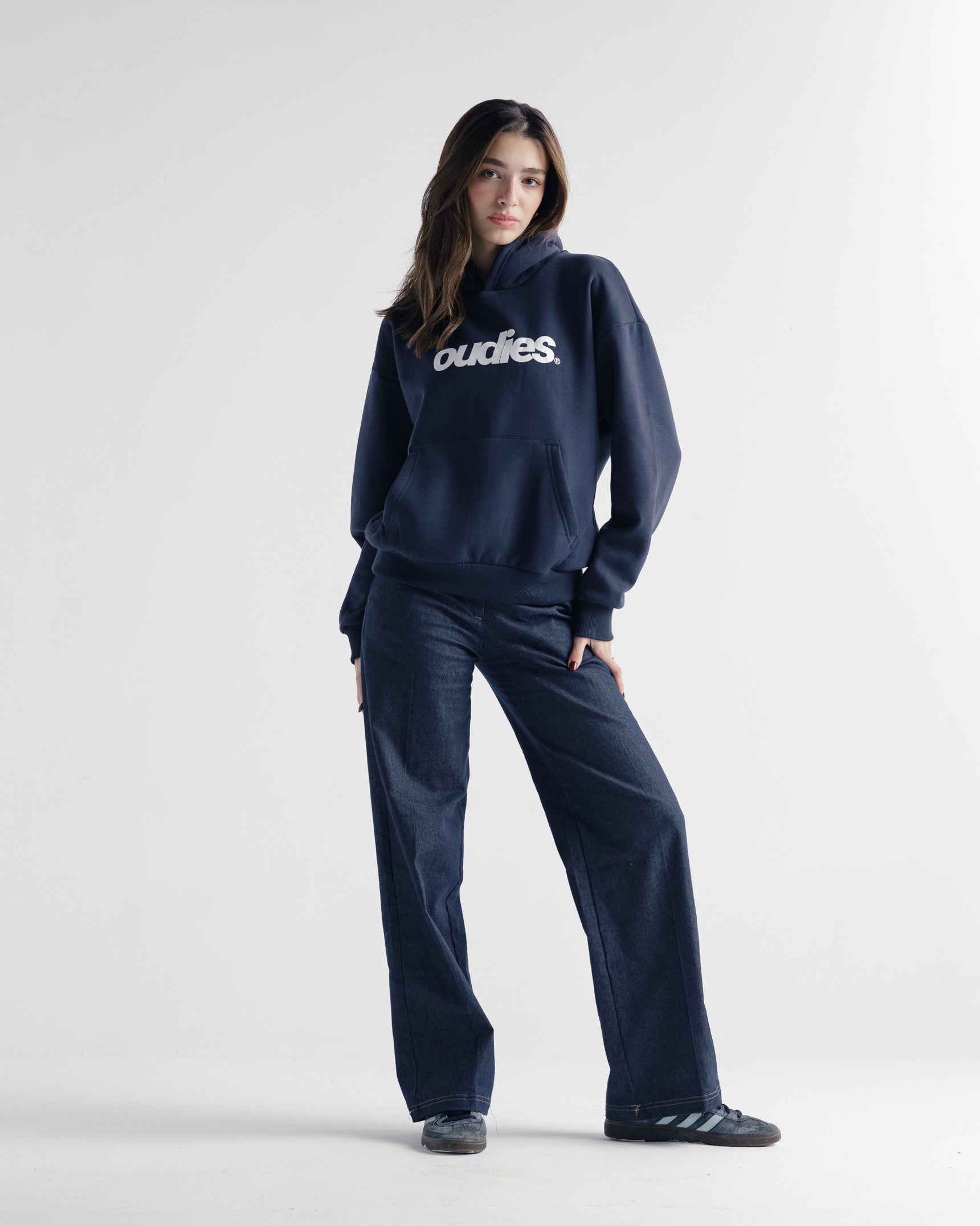 Record Time Hoodie Navy