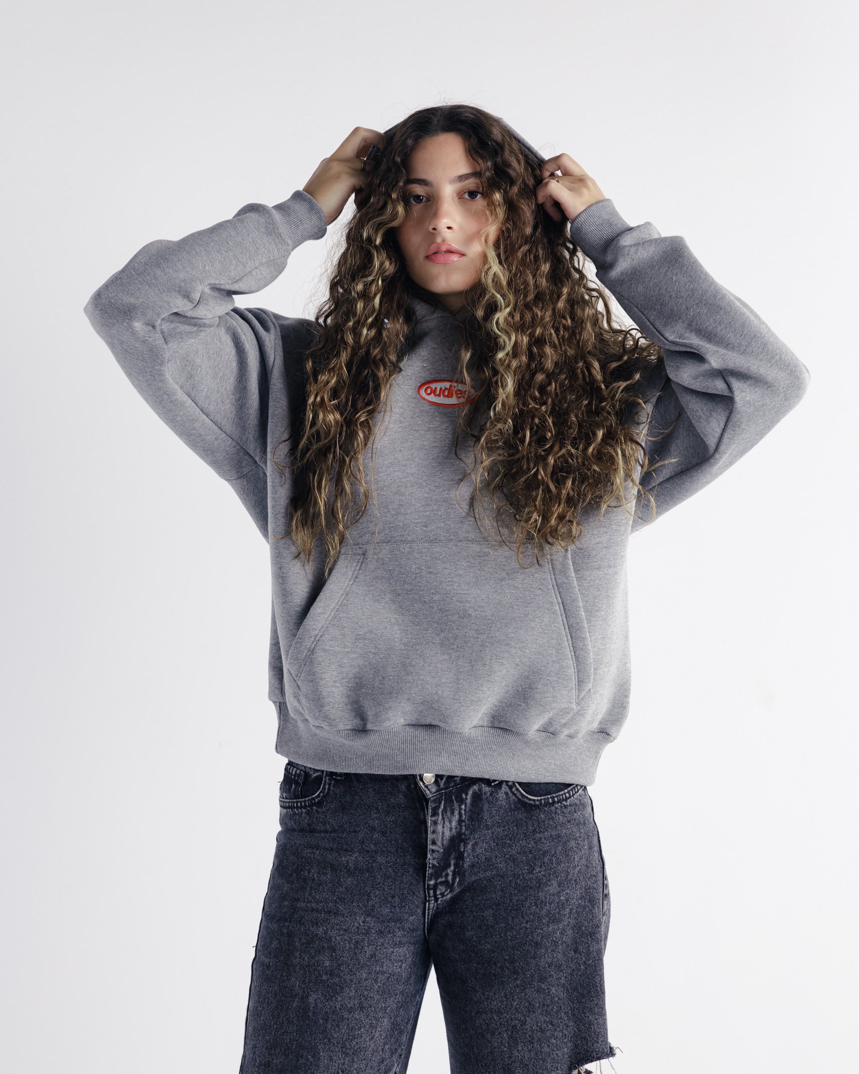 Oudies Trademark Hoodie (Heather Grey)