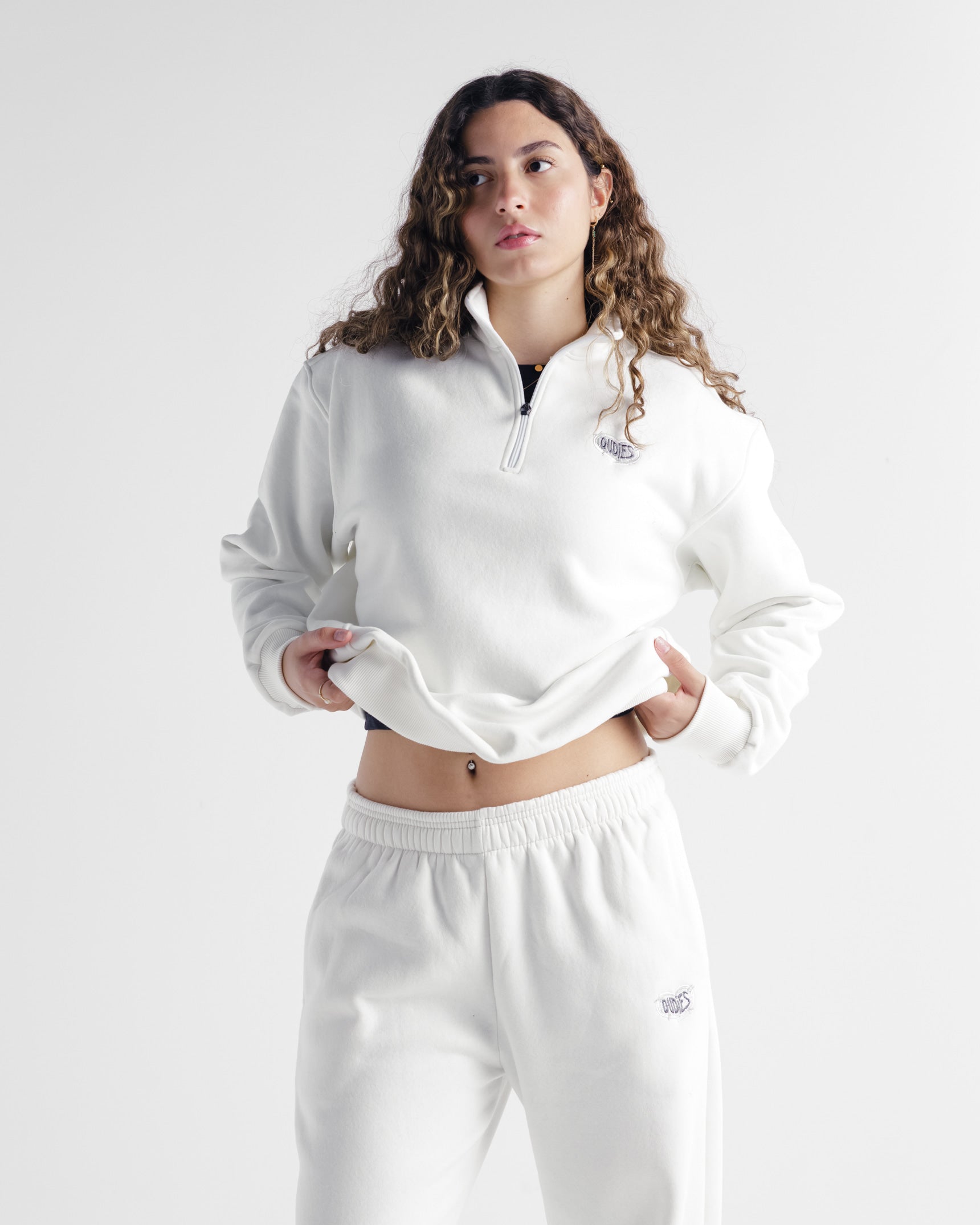 Chrome Hearts Quarter Zip (Glacier White)