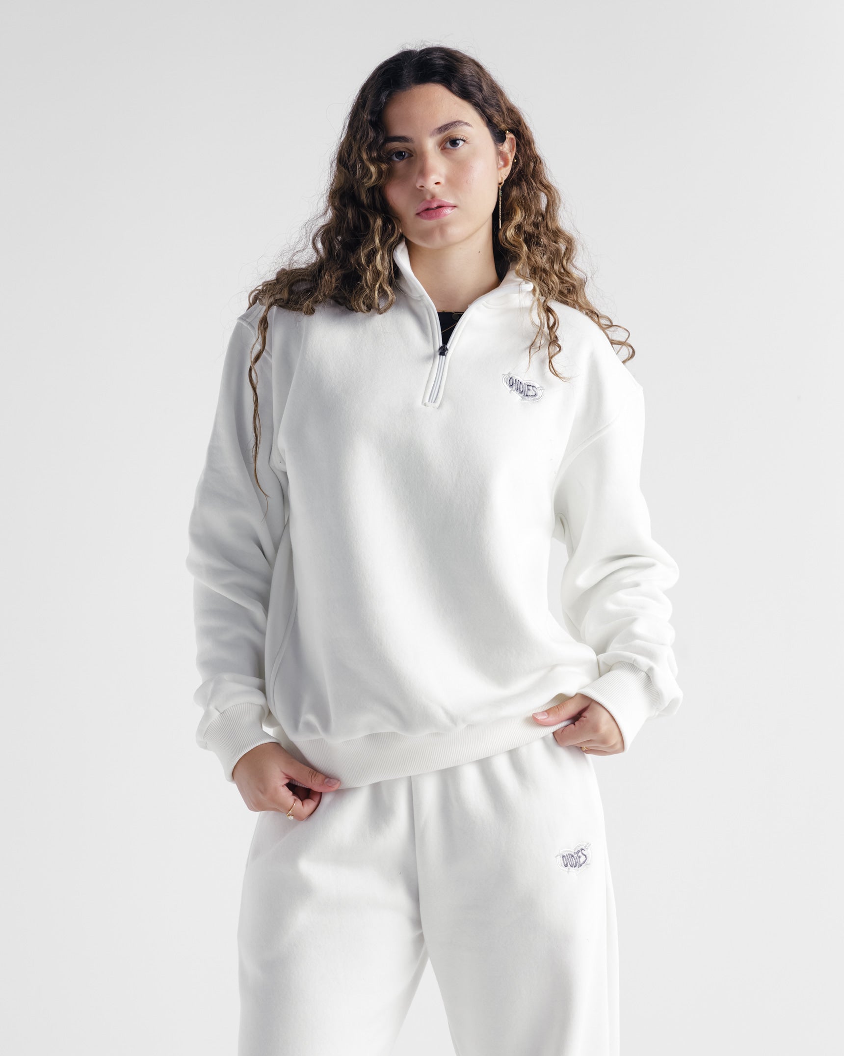 Chrome Hearts Quarter Zip (Glacier White)