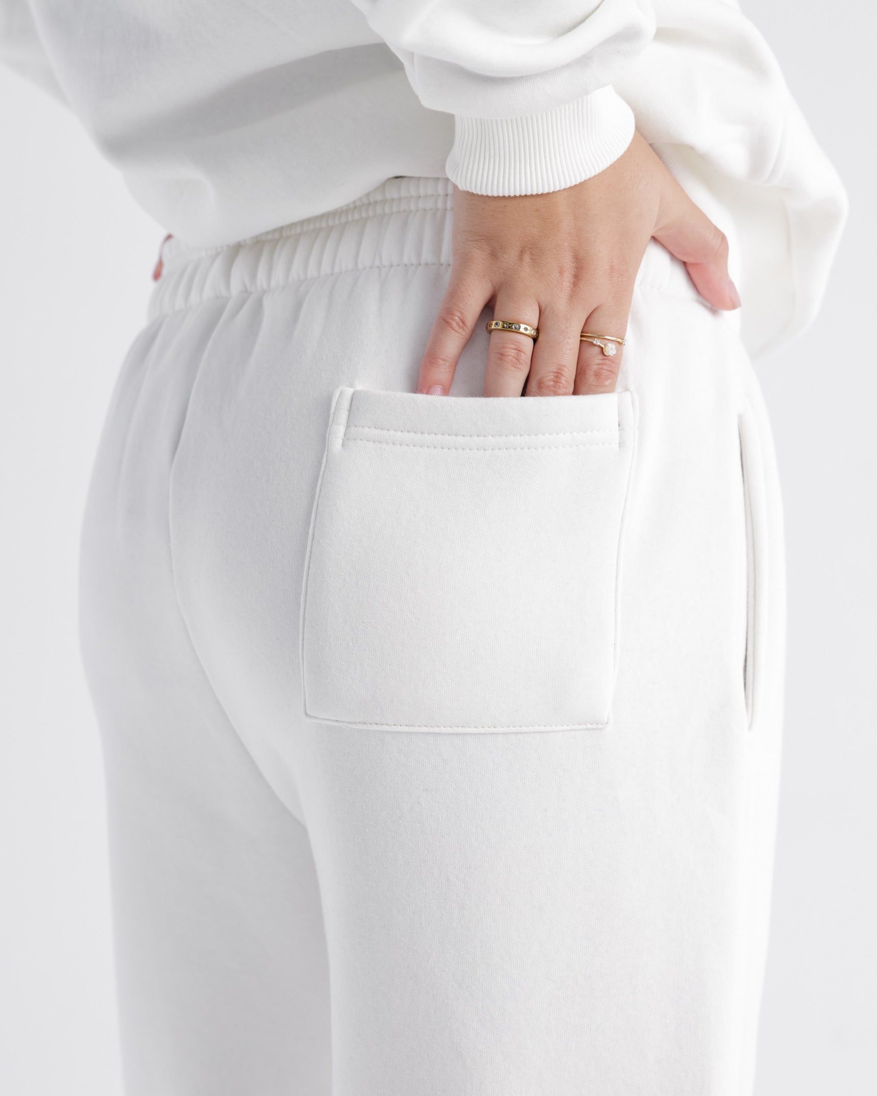 Chrome Hearts Wide Leg Sweatpants (Glacier White)