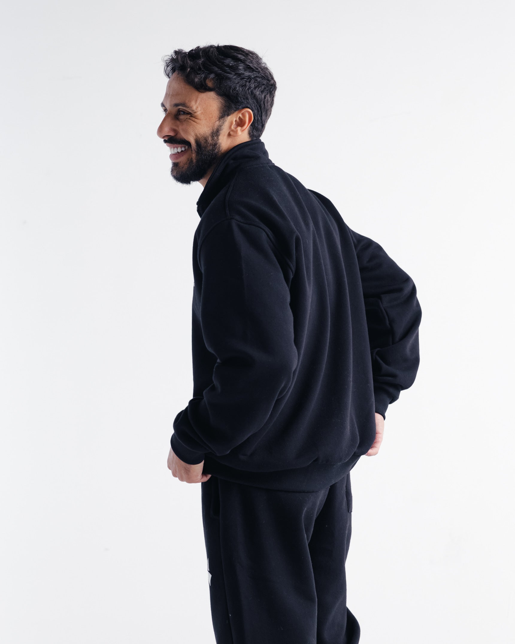 Quarter Zip Livin' Lokal (Black)