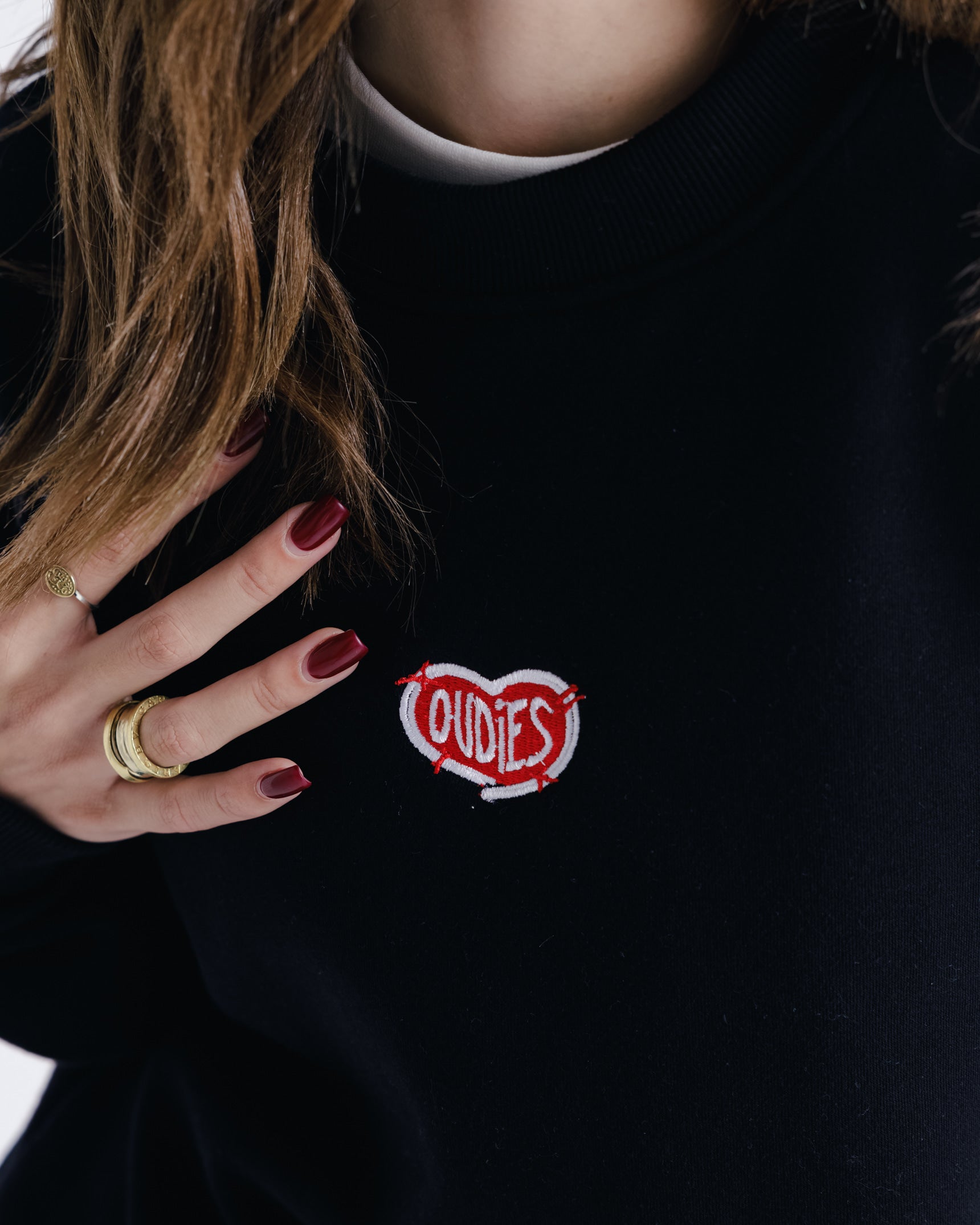 Oudies Collective Black Crewneck