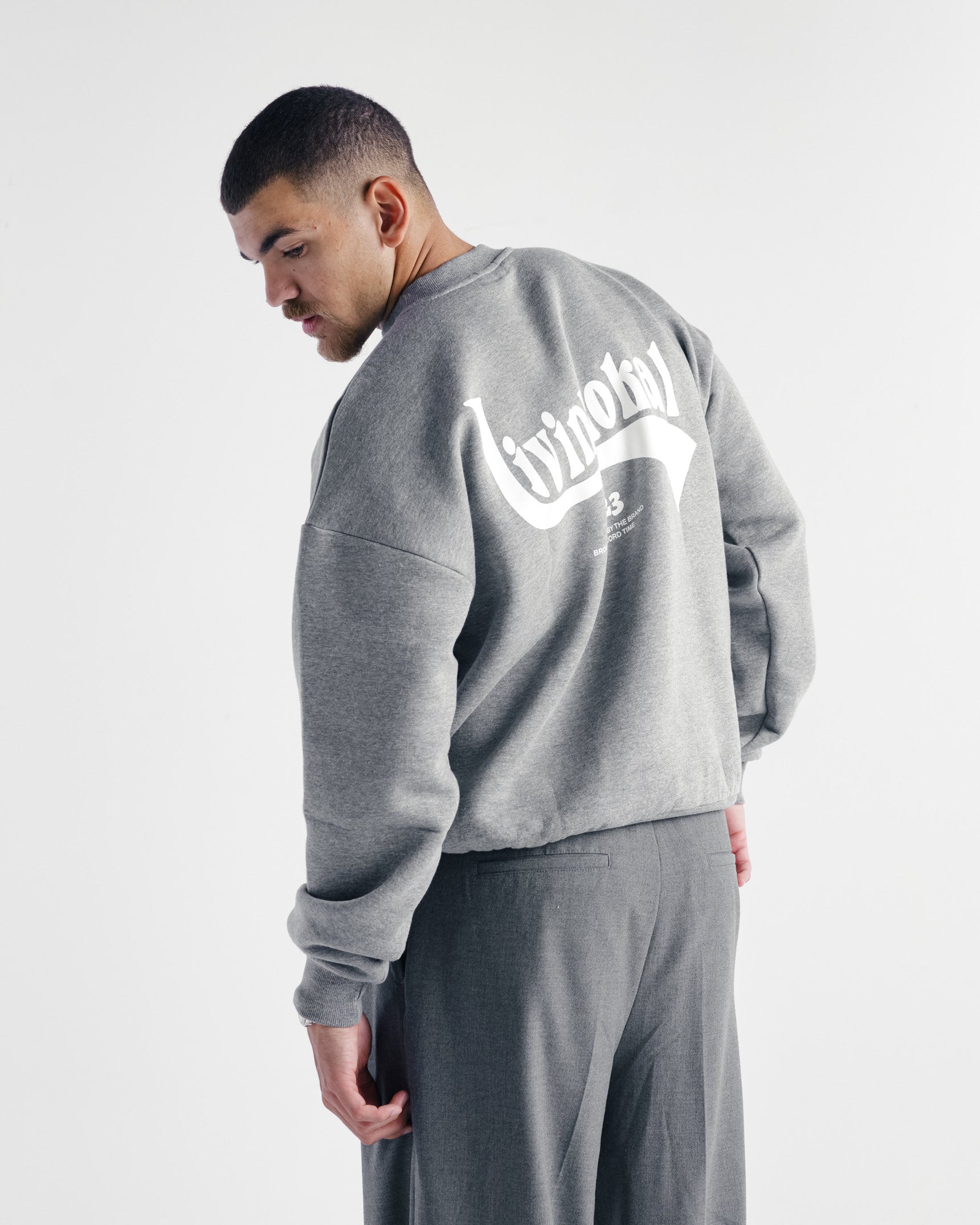 Livin' Lokal Crewneck Heather Grey