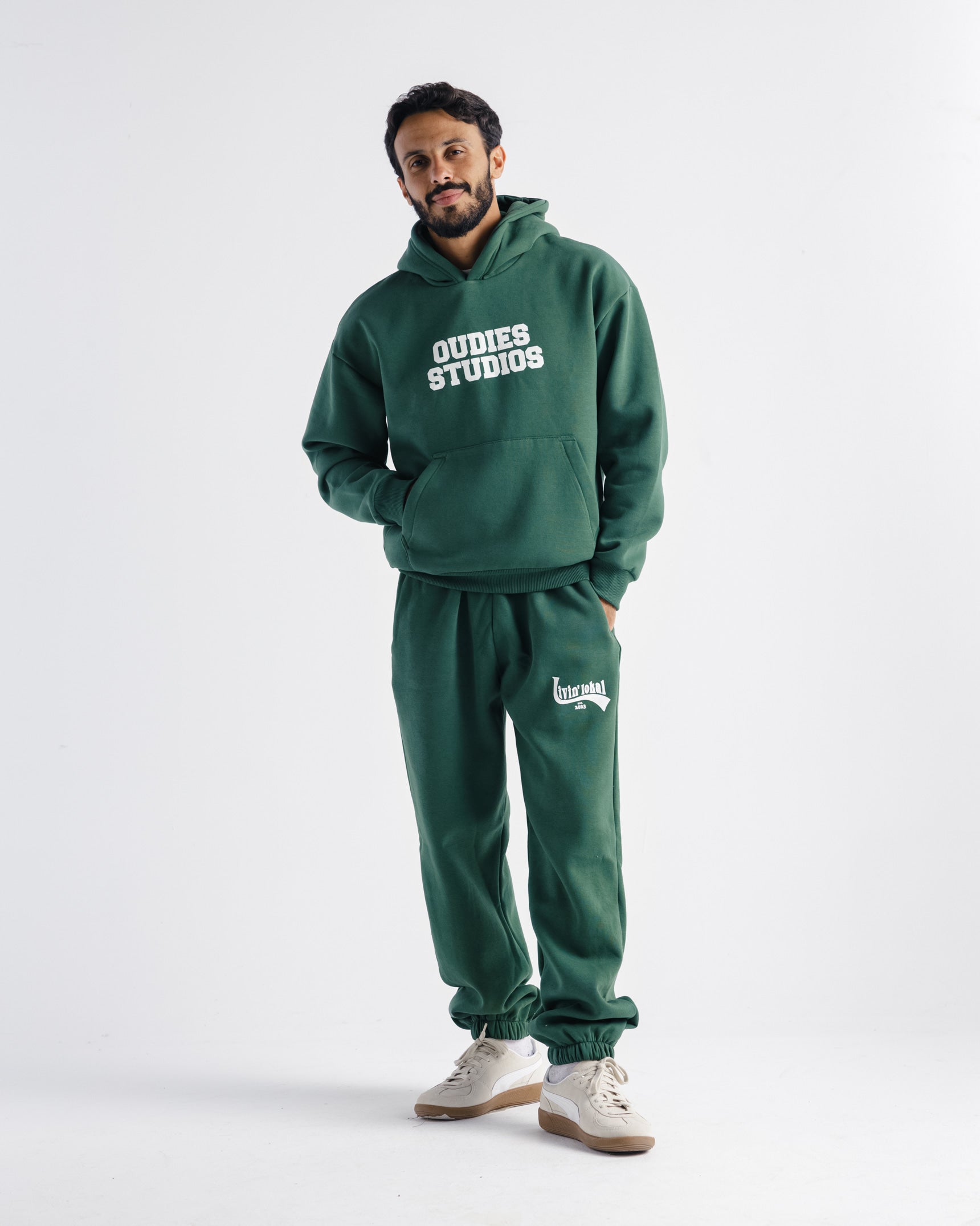 Cuffed Sweatpants Livin' Lokal Green