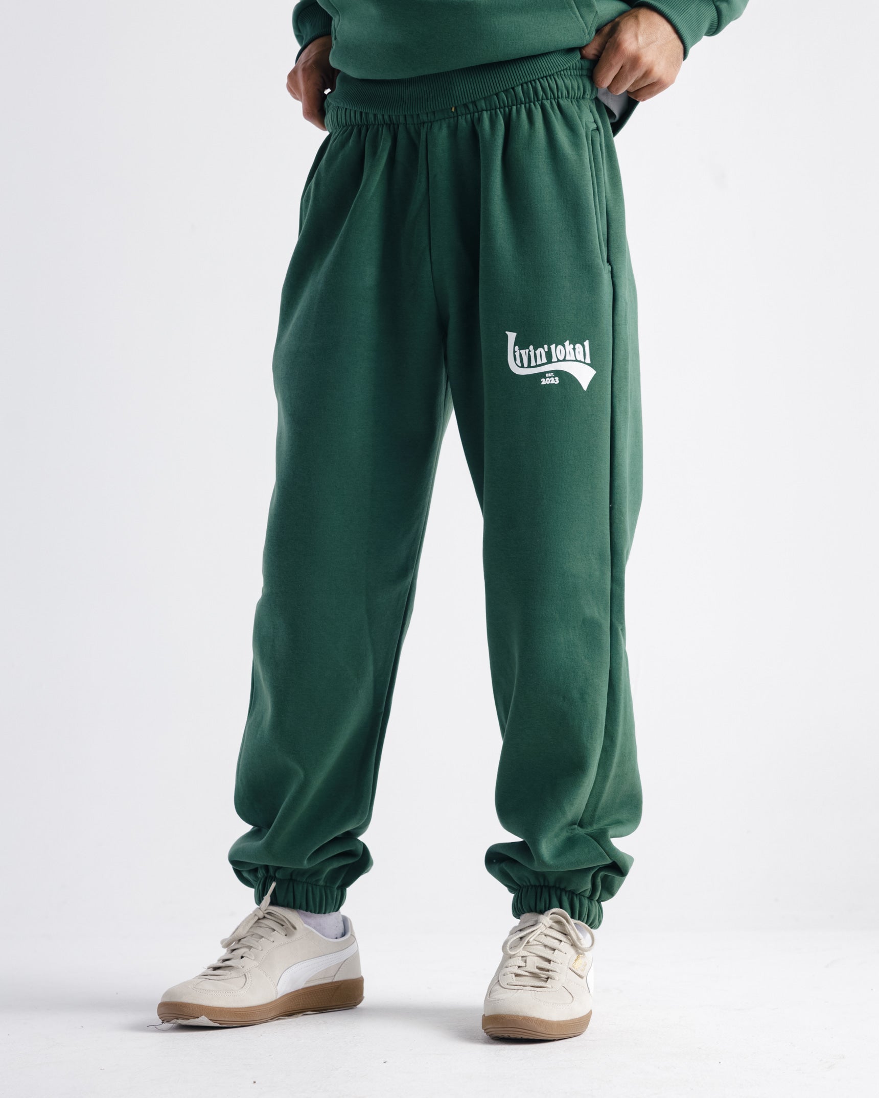 Cuffed Sweatpants Livin' Lokal Green