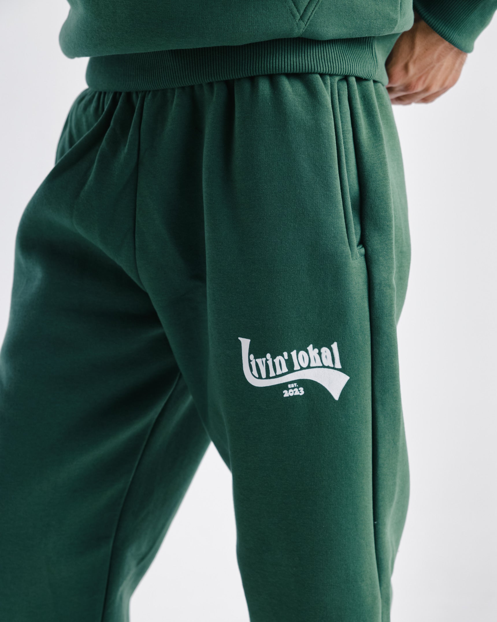 Cuffed Sweatpants Livin' Lokal Green