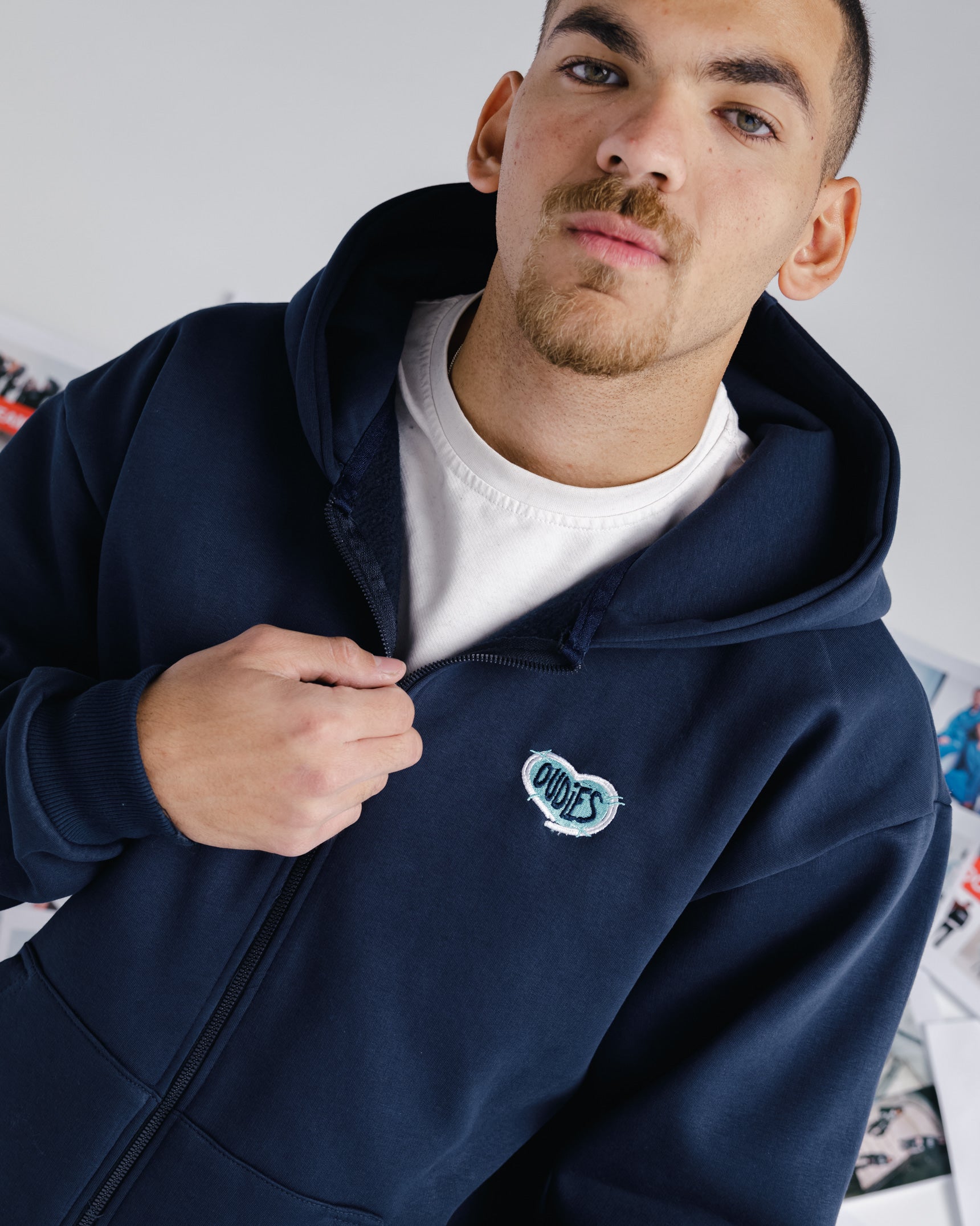 Full Zip Hoodie (Navy)