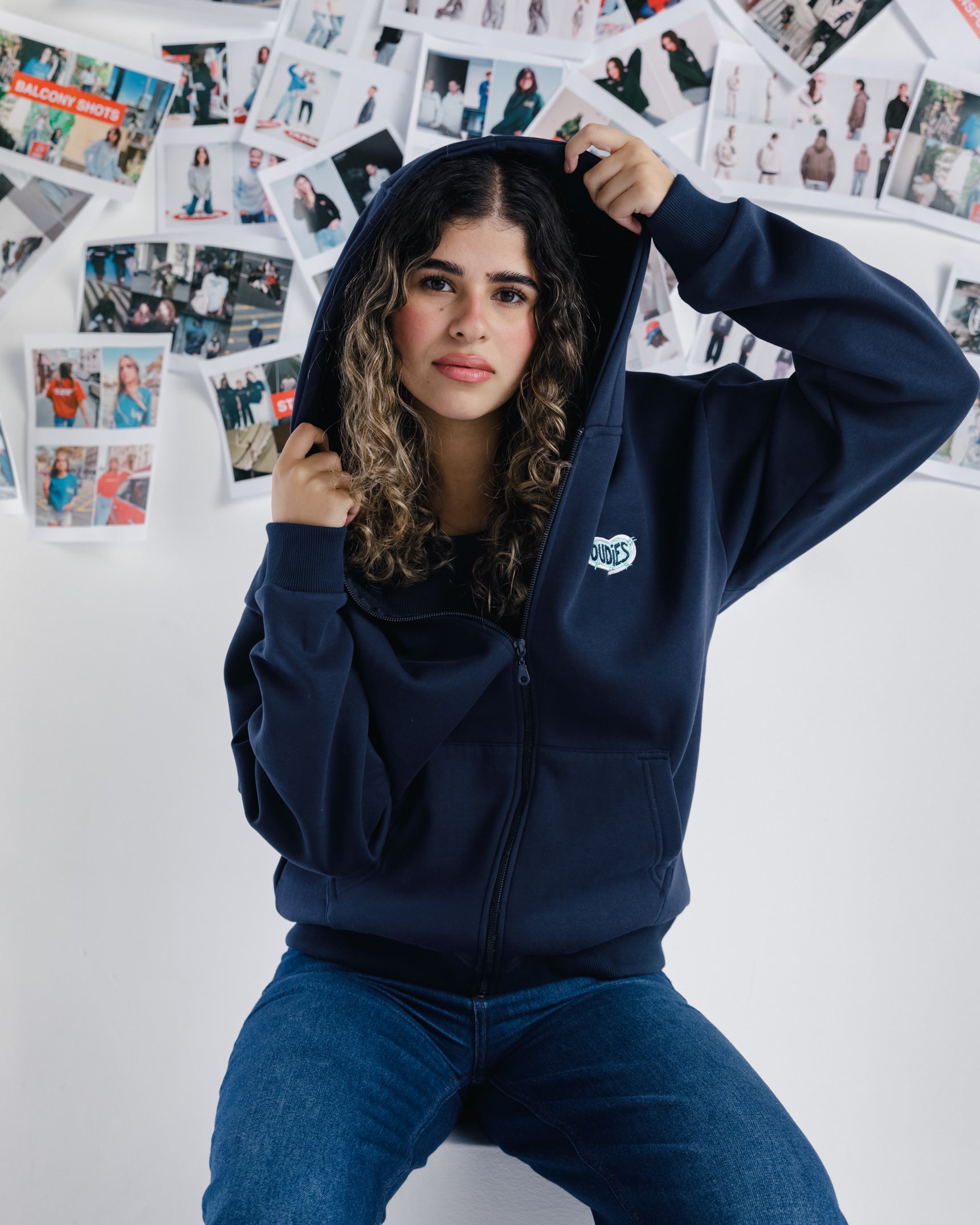 Full Zip Hoodie (Navy)