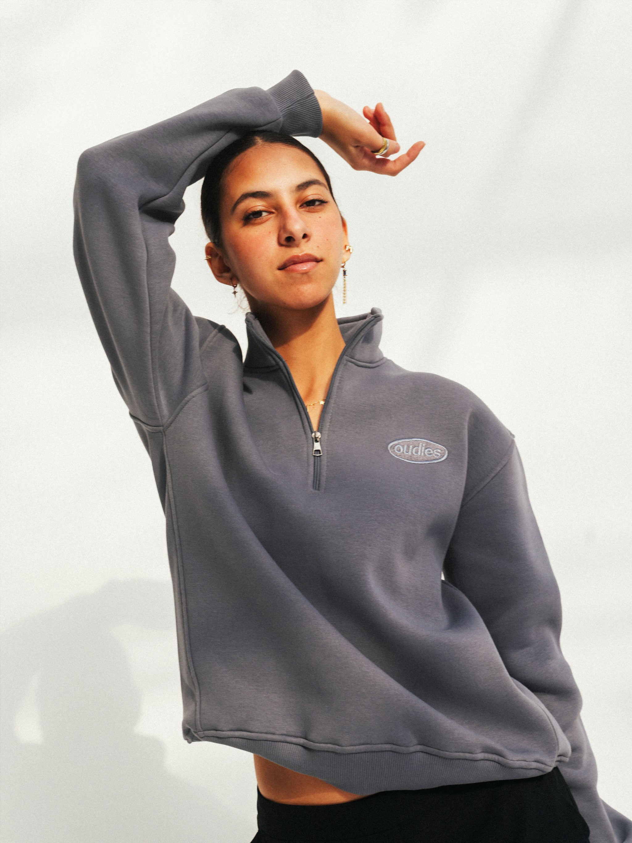 Trademark Quarter-Zip (Grey)