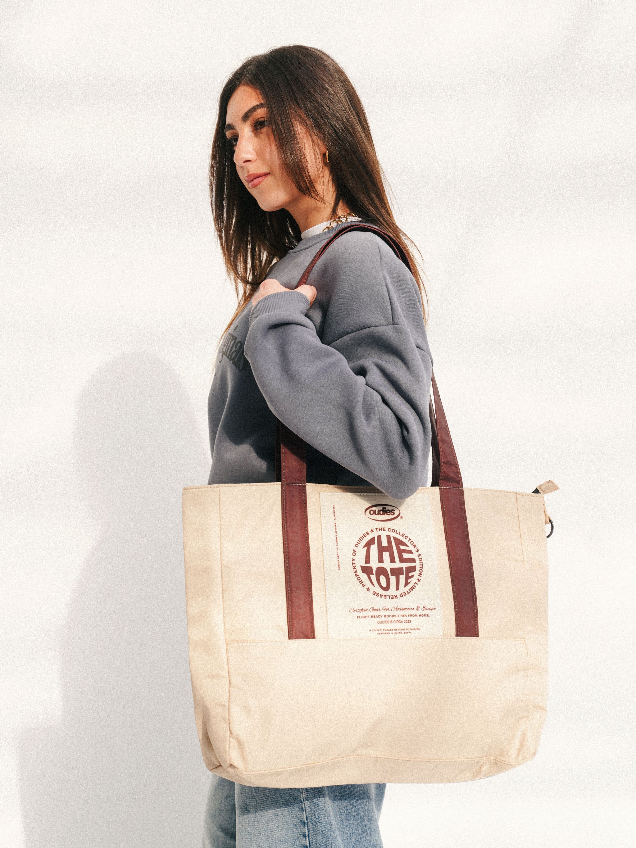 The Getaway Tote (Beige)