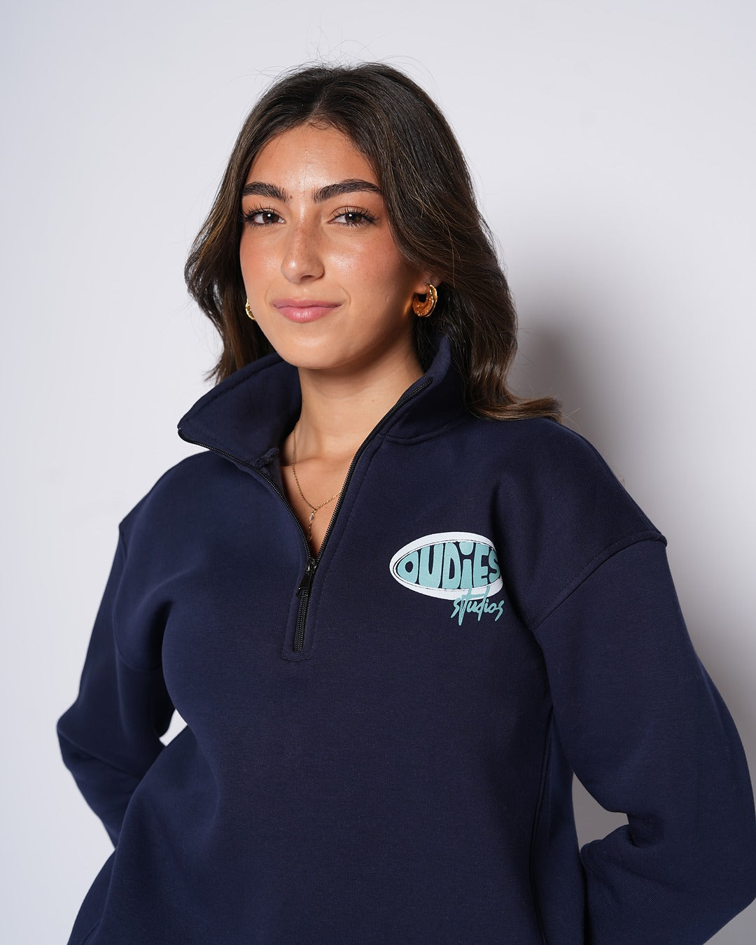 Oudies Studios Quarter-Zip (Navy)