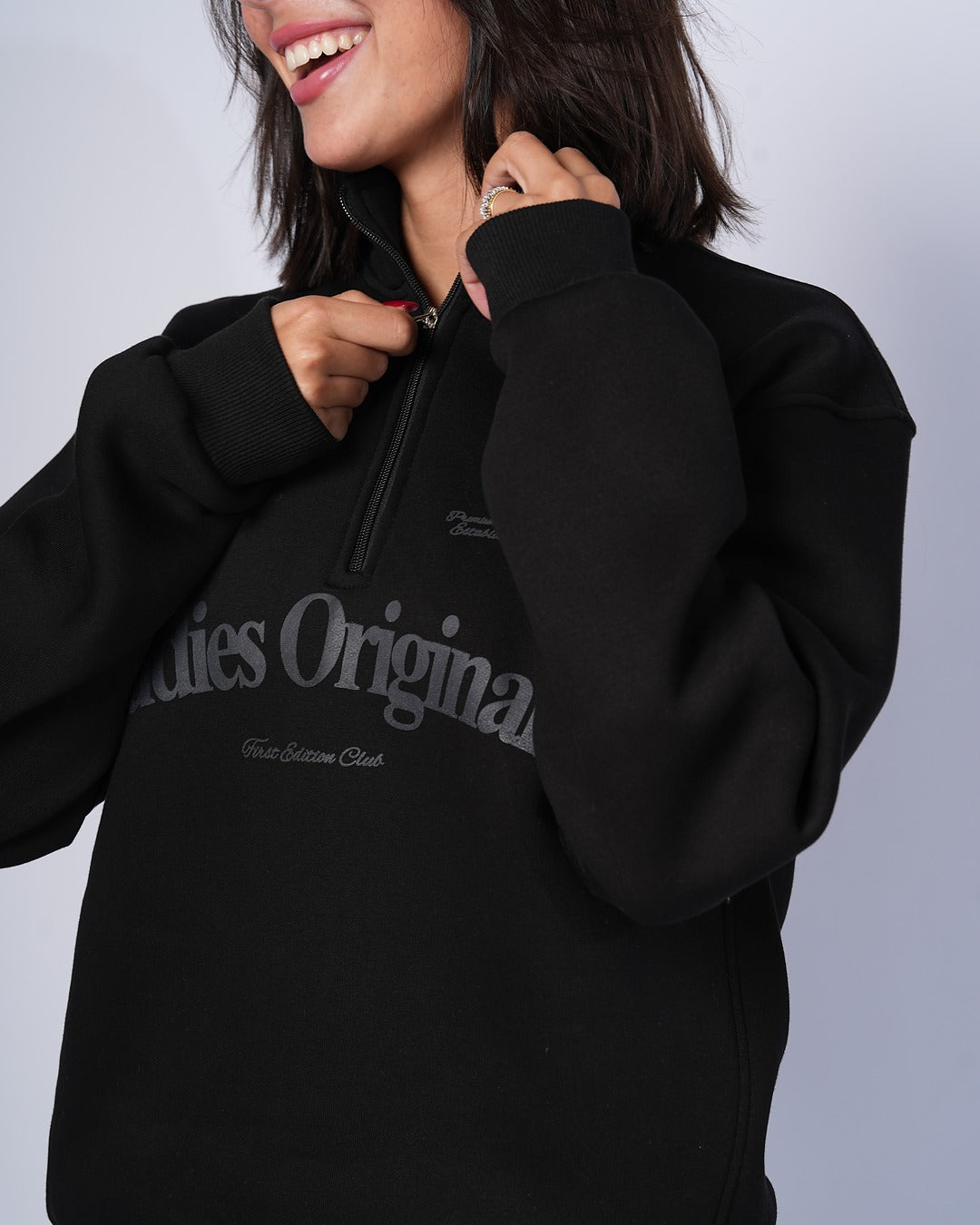 Oudies Originals Quarter-Zip (Black)