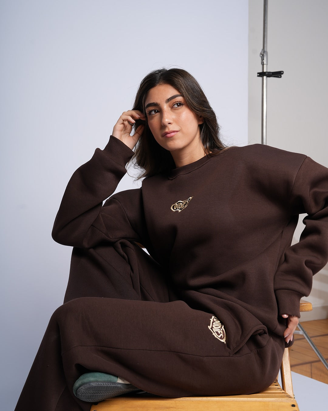 Chrome Hearts Embroidered Crewneck (Brown)