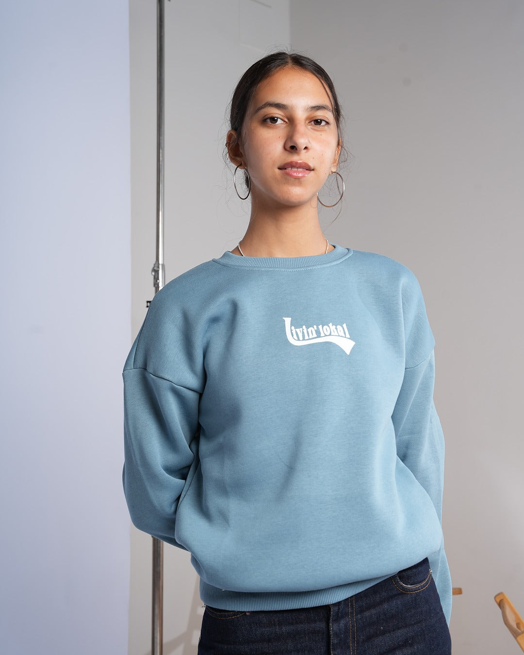 Livin' Lokal Crewneck (Sky Blue)