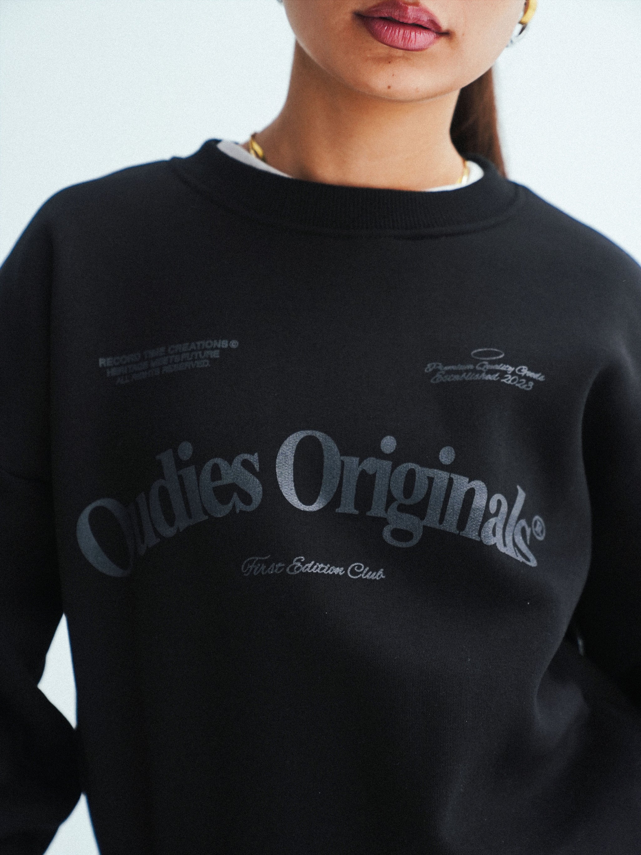 Oudies Originals Crewneck (Black)