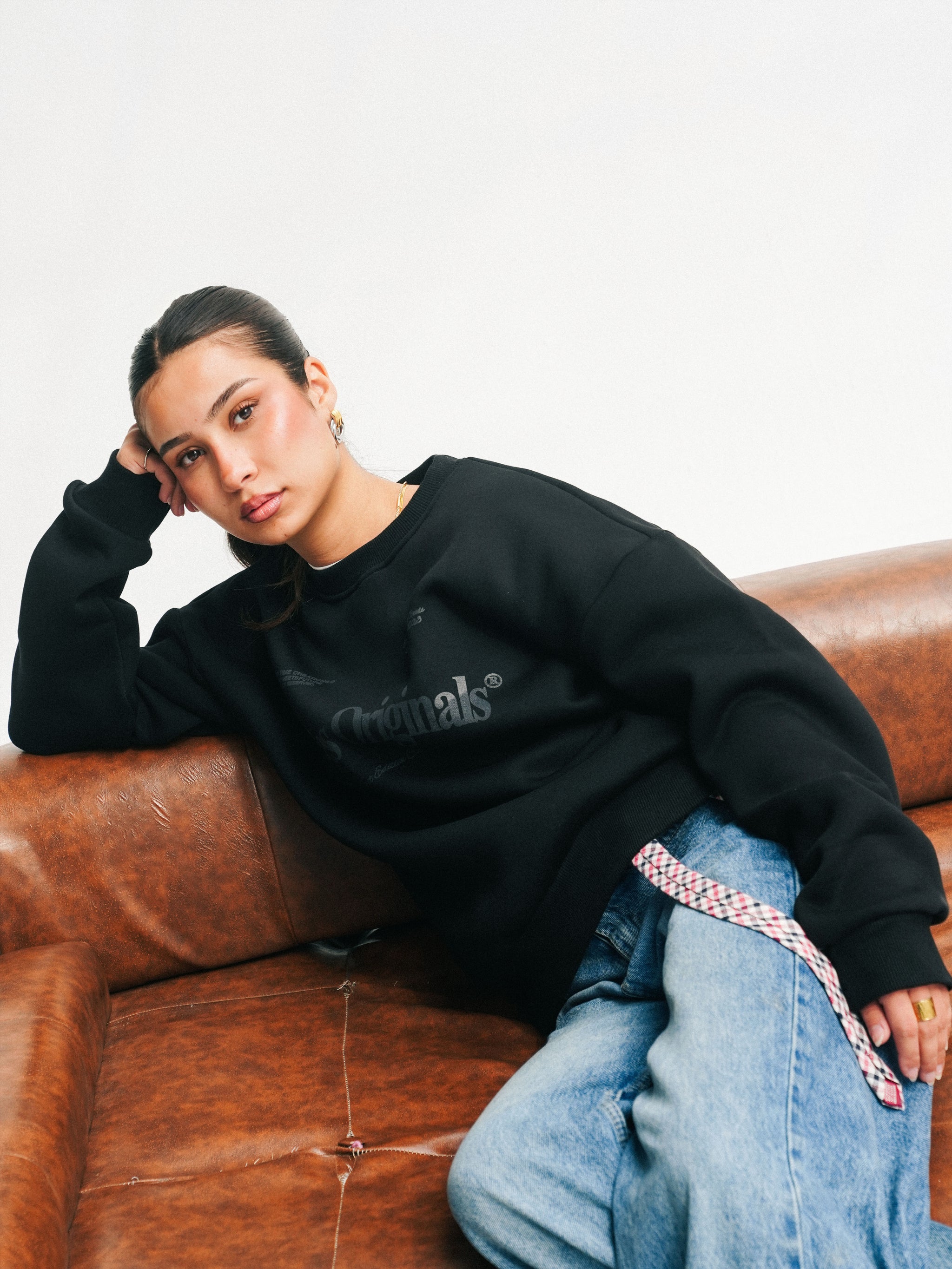 Oudies Originals Crewneck (Black)