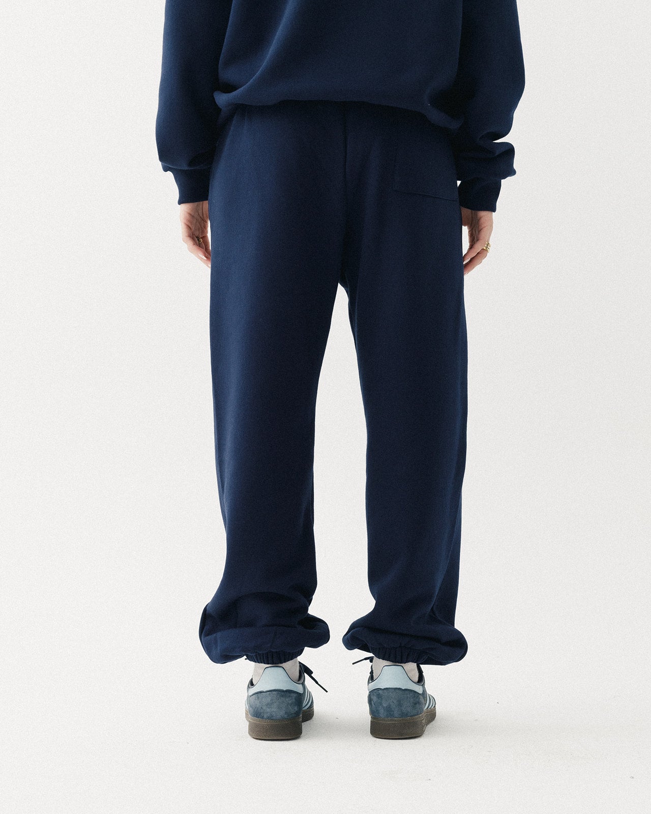 Livin' Lokal Puff Print Cuffed Sweatpants (All Navy)