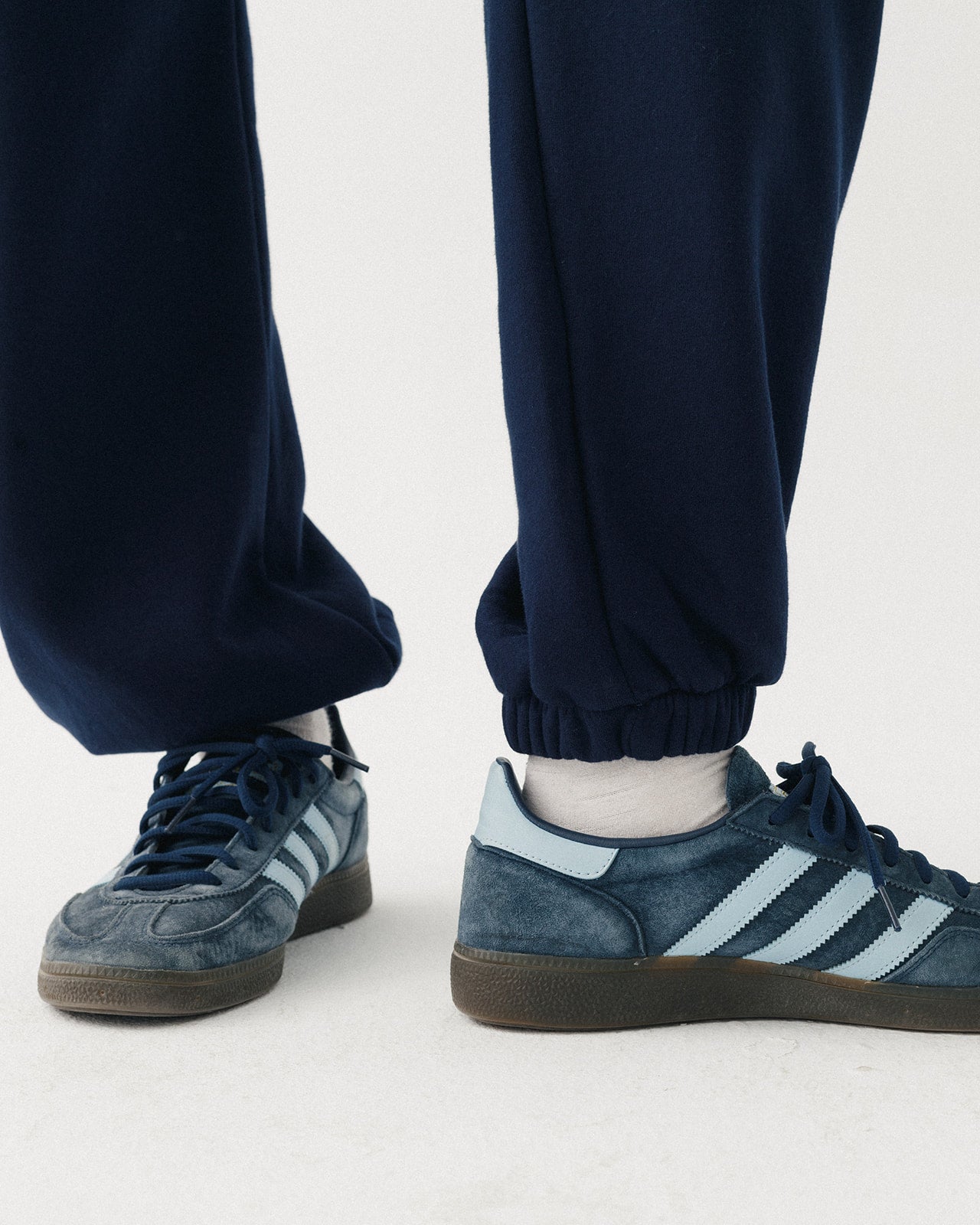 Livin' Lokal Puff Print Cuffed Sweatpants (All Navy)