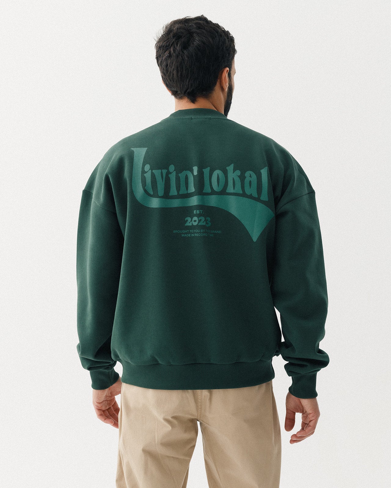Livin' Lokal Crewneck (Super Green)