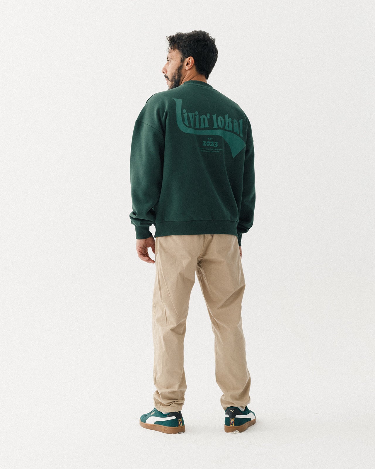 Livin' Lokal Crewneck (Super Green)