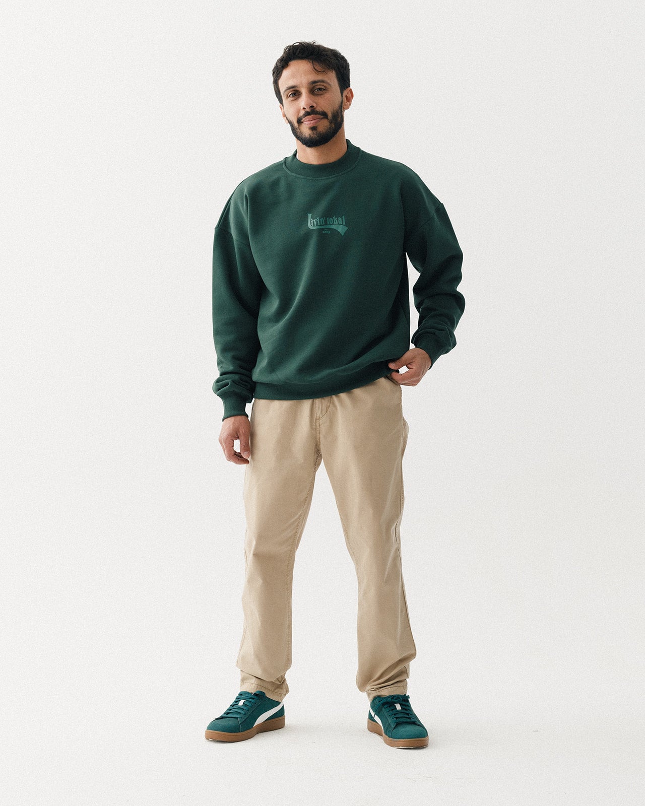 Livin' Lokal Crewneck (Super Green)