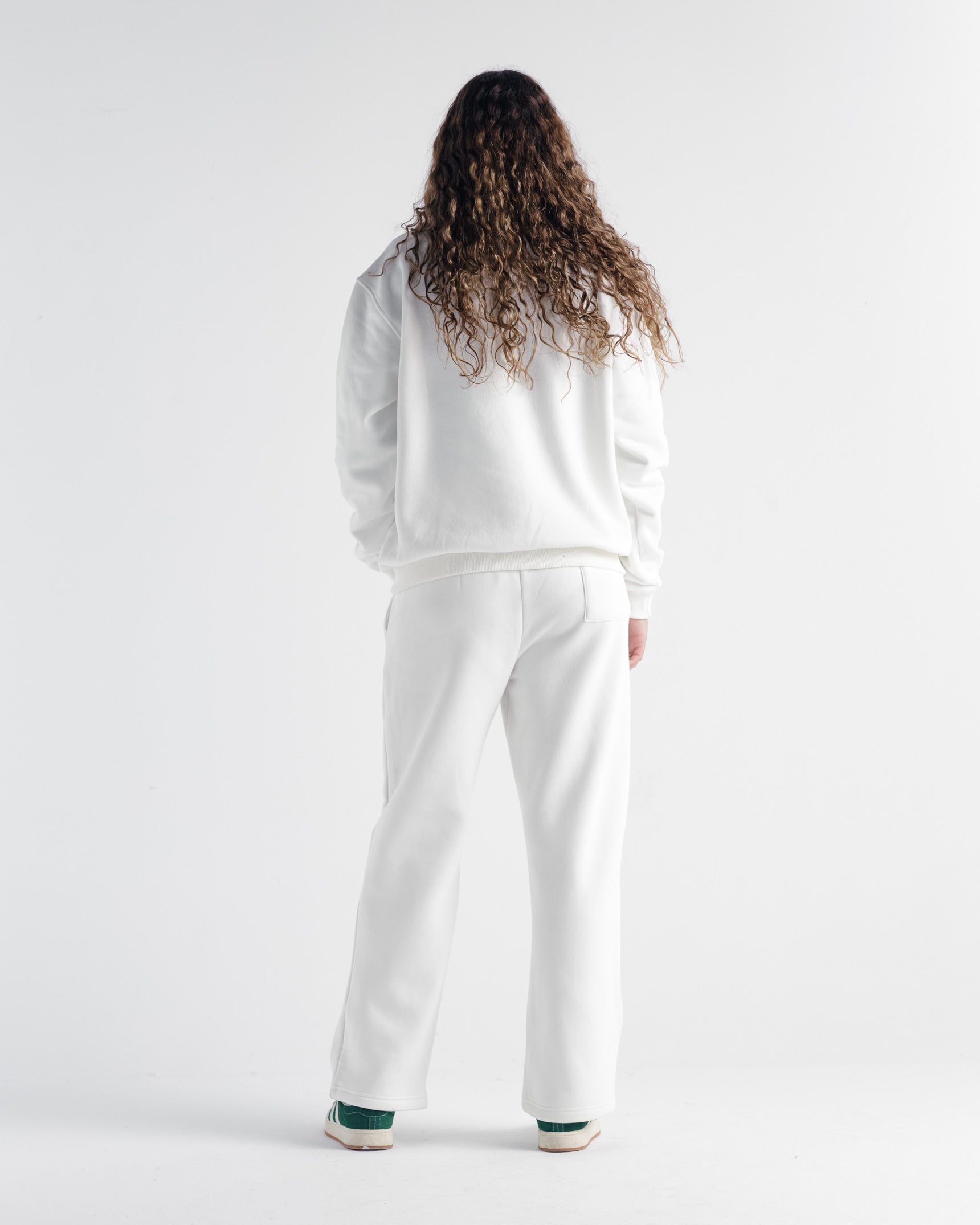 Chrome Hearts Wide Leg Sweatpants (Glacier White)