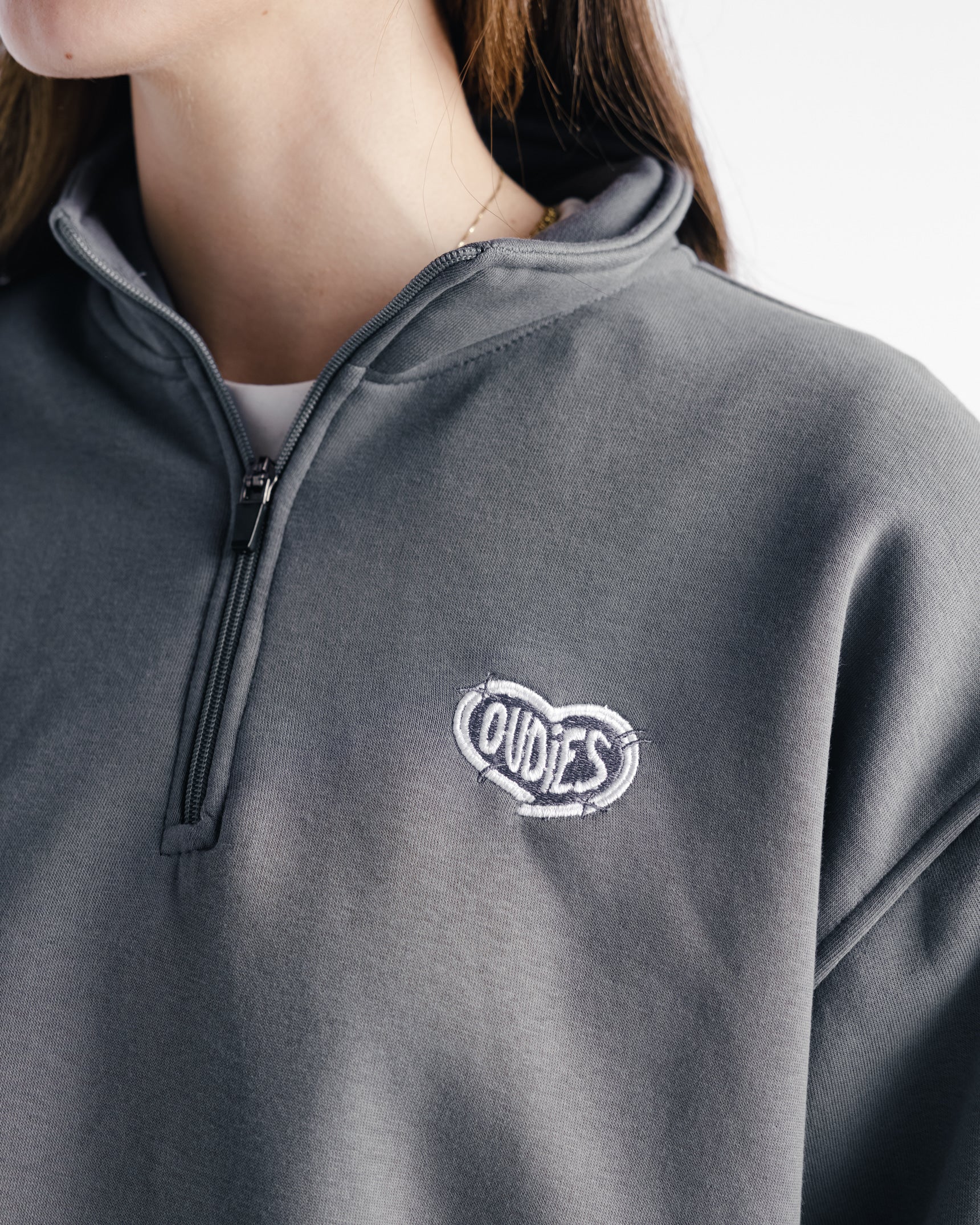 Chrome Hearts Quarter Zip (Cosmic Grey)