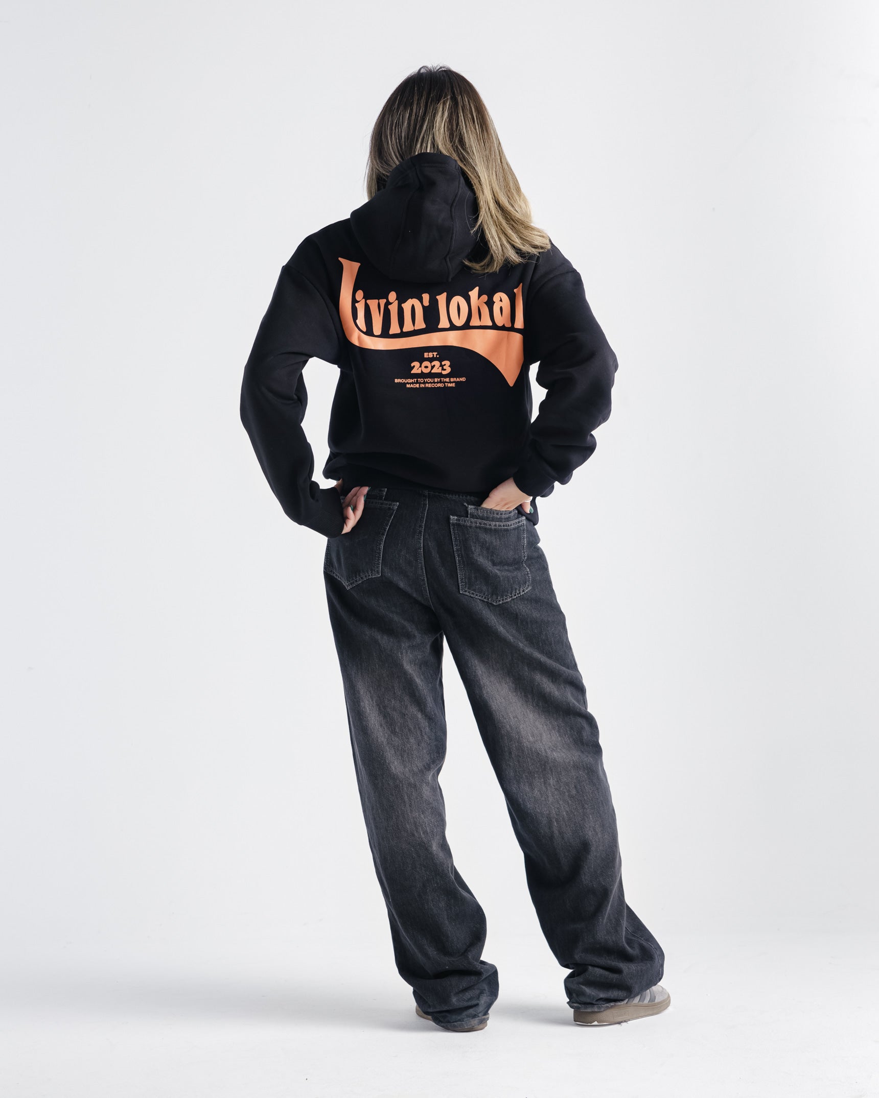 Livin' Lokal Hoodie (Electric Tangerine)