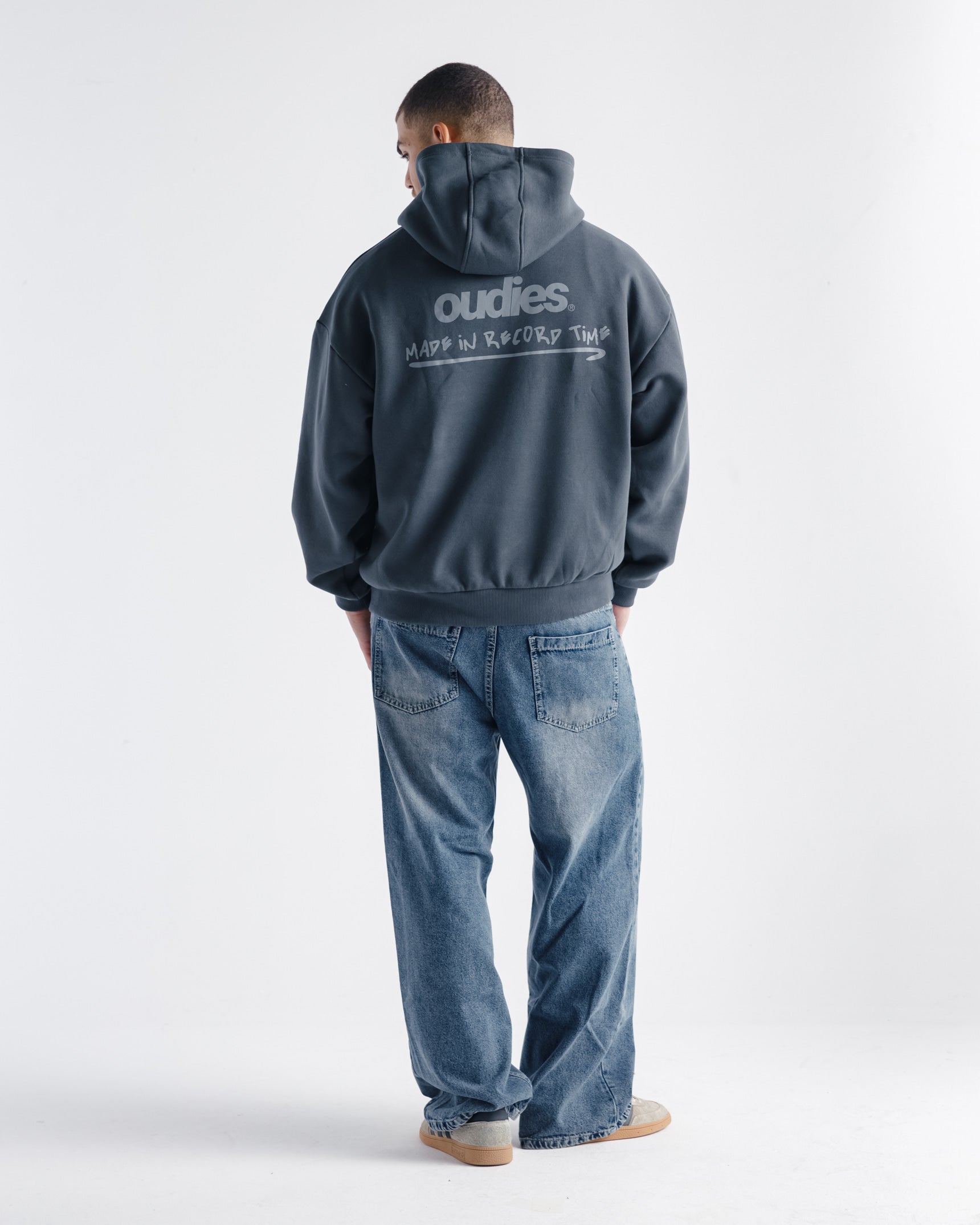 Record Time Hoodie (Phantom Grey)