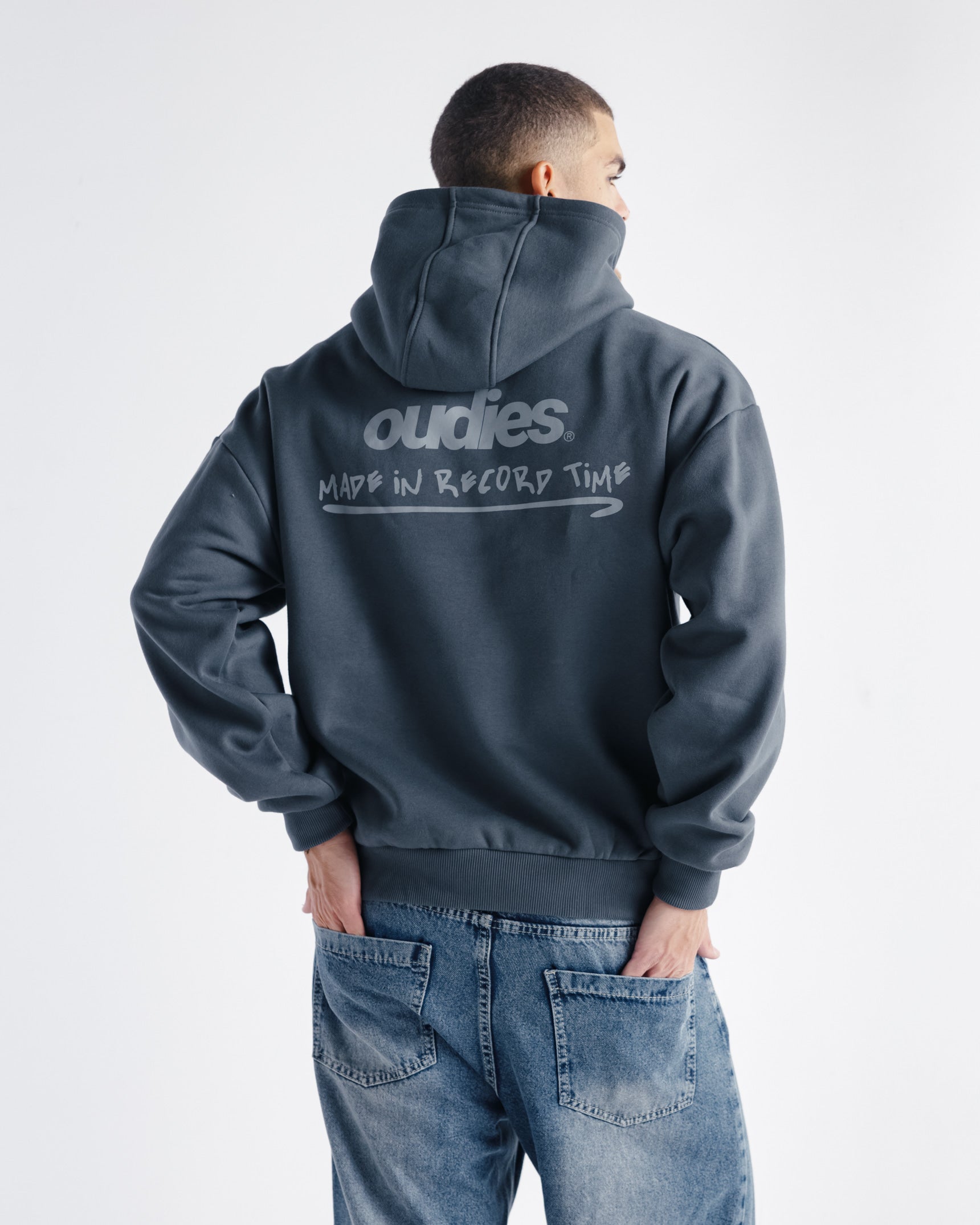Record Time Hoodie (Phantom Grey)