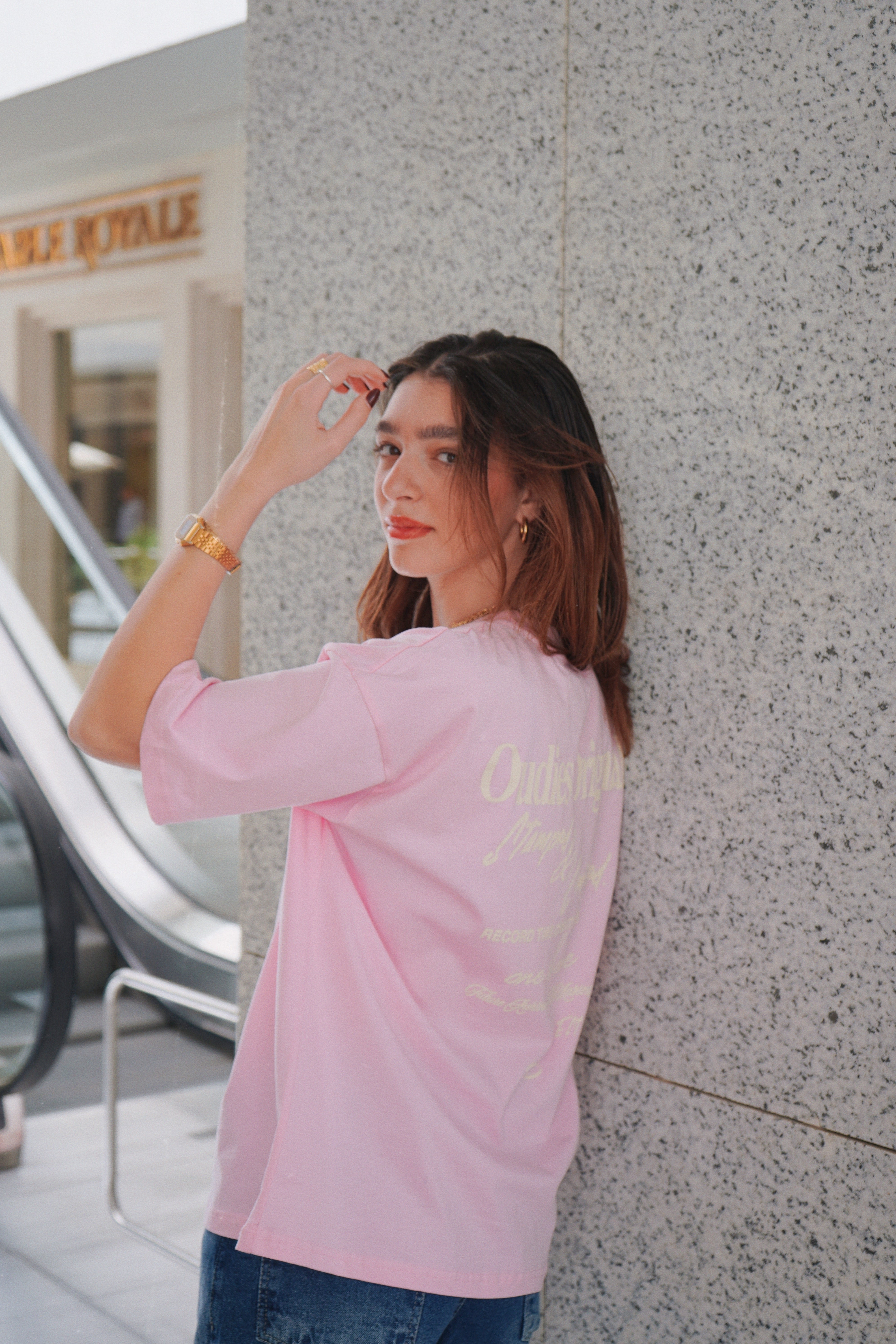 OUDIES ORIGINALS TEE (PINK)