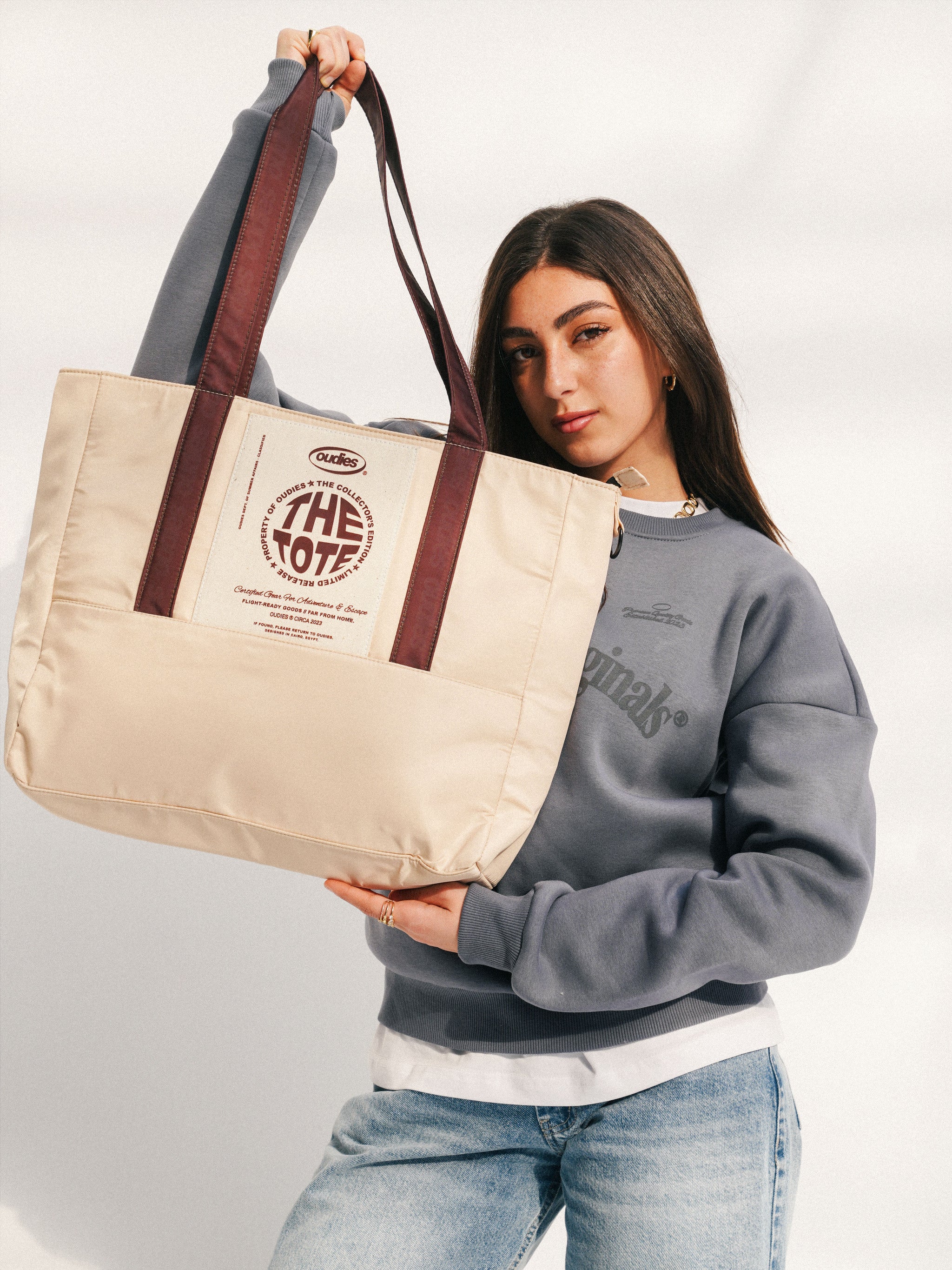 The Getaway Tote (Beige)