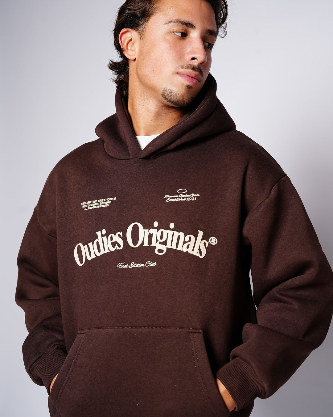 Oudies Originals Hoodie (Brown/Gold)