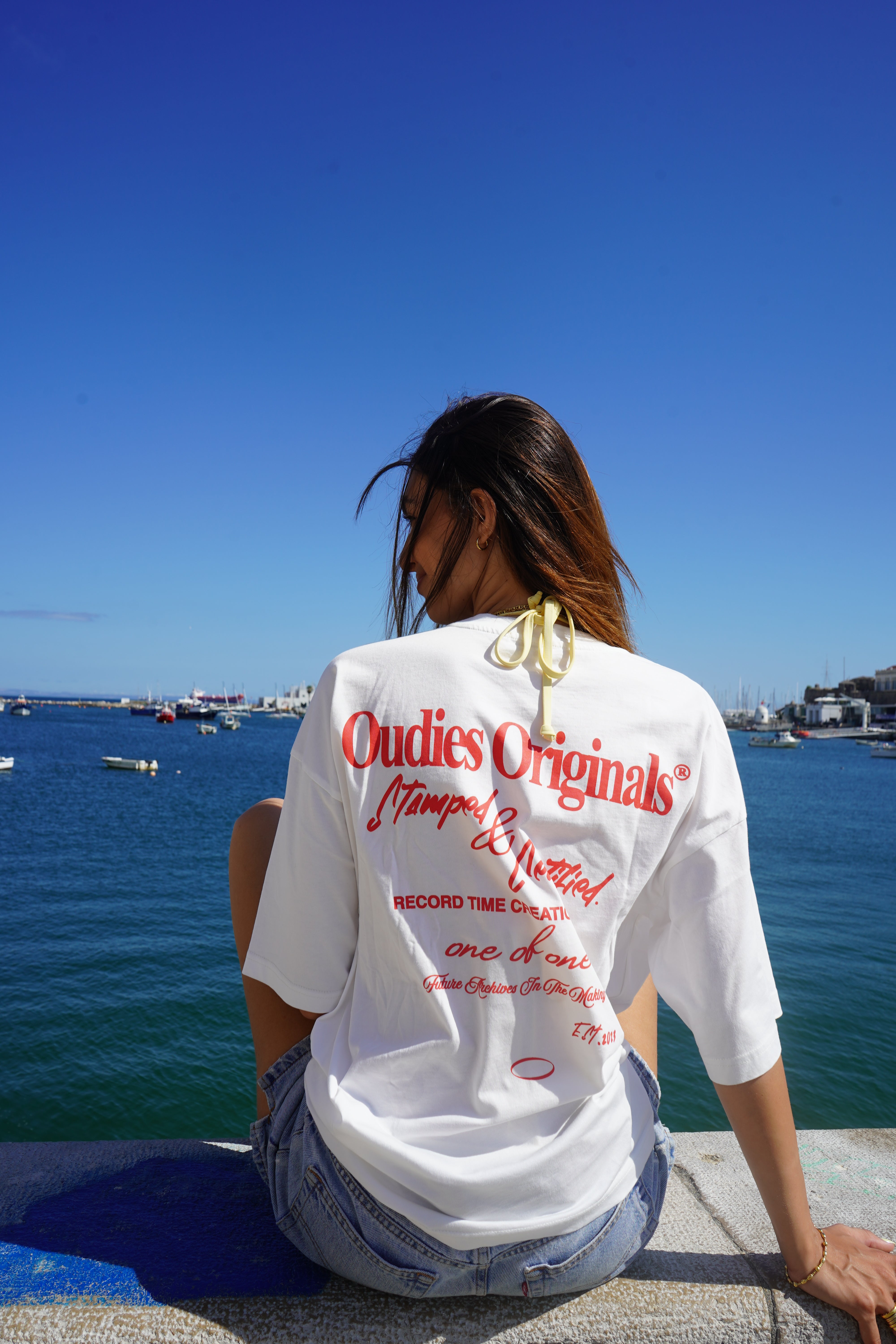 OUDIES ORIGINALS TEE (WHITE)