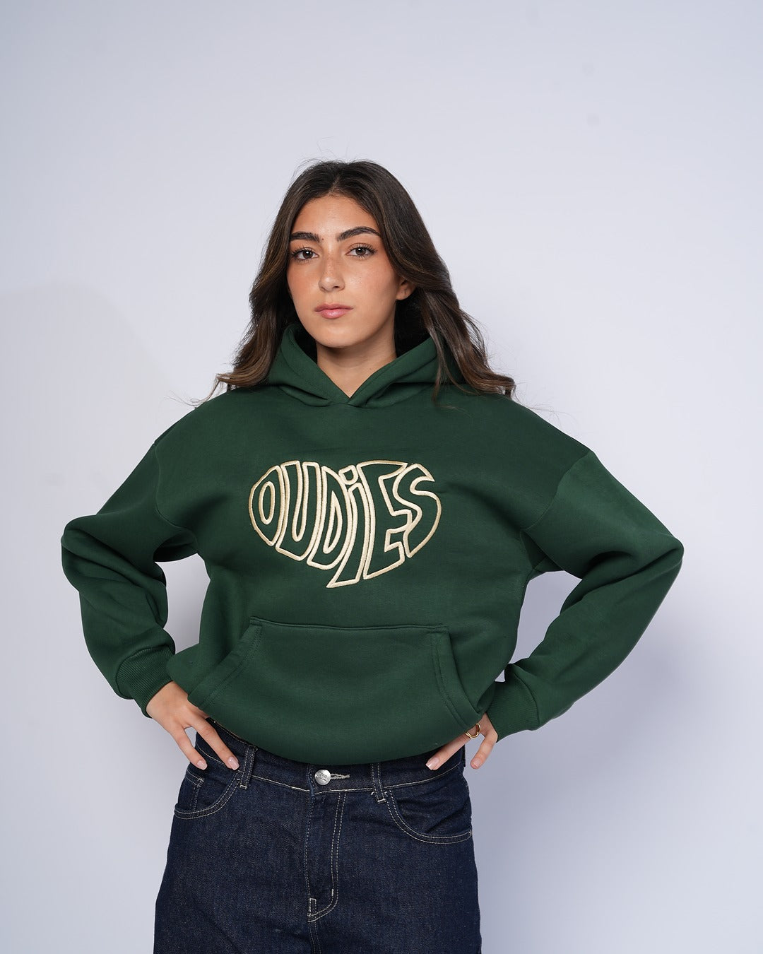 Signature Oudies Hoodie (Green/Gold)