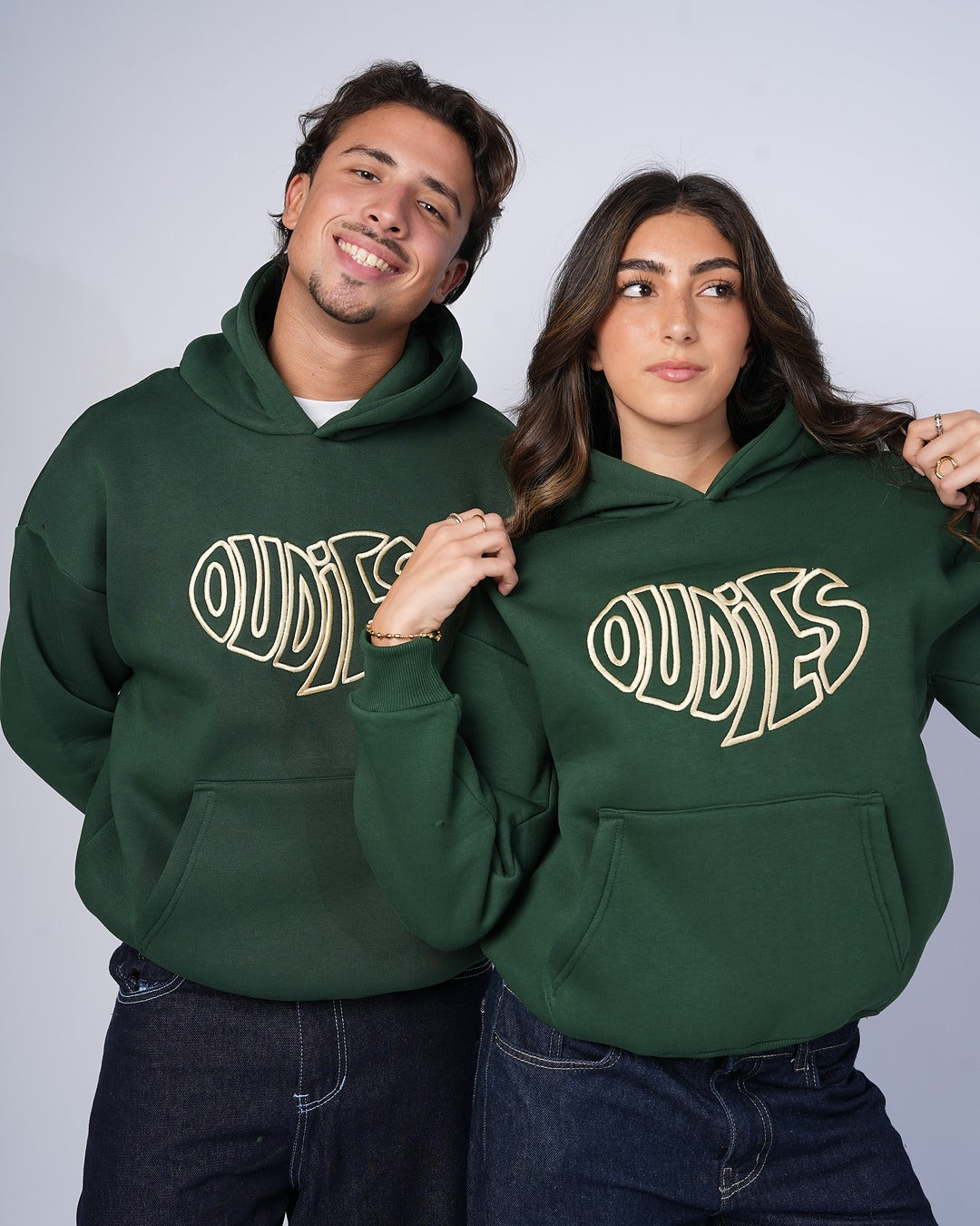 Signature Oudies Hoodie (Green/Gold)