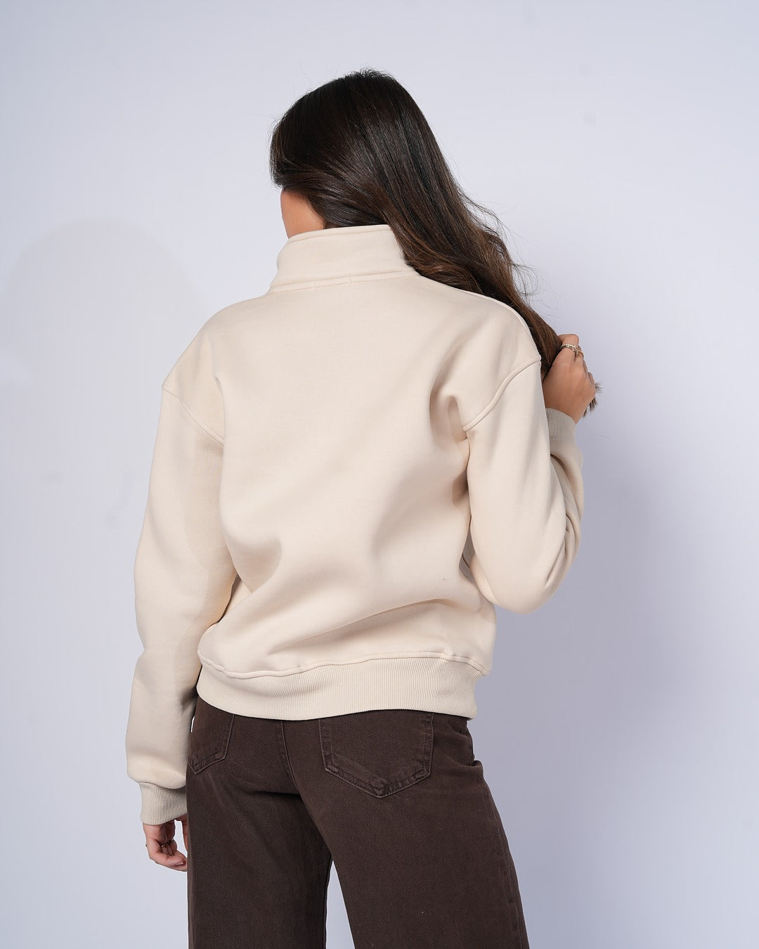 Oudies Originals Quarter-Zip (Beige)