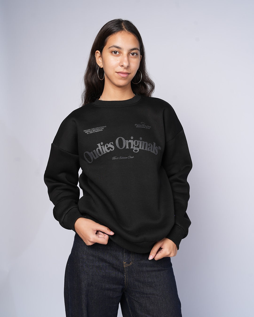 Oudies Originals Crewneck (Black)