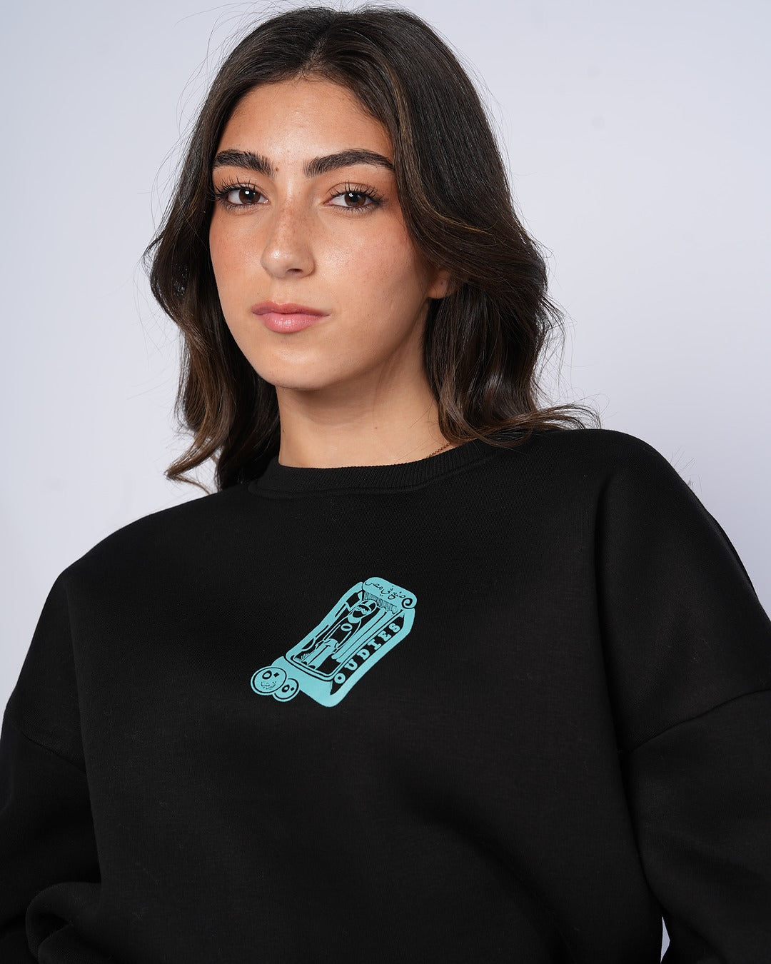 Summit Skiers Crewneck (Black/Blue)