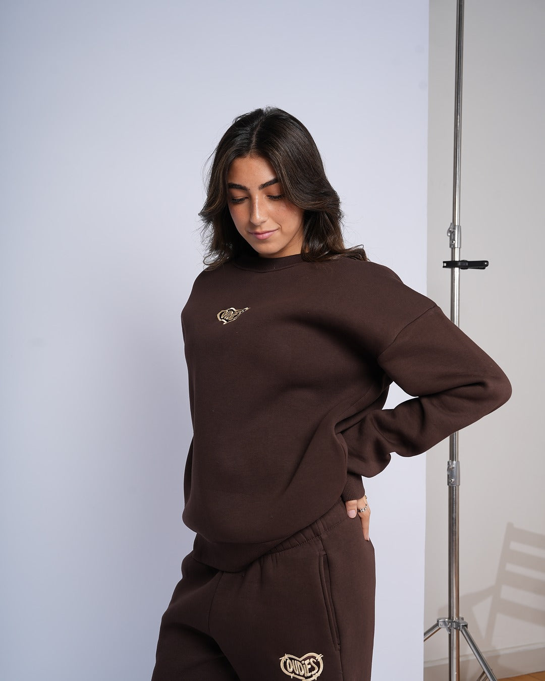 Chrome Hearts Embroidered Crewneck (Brown)